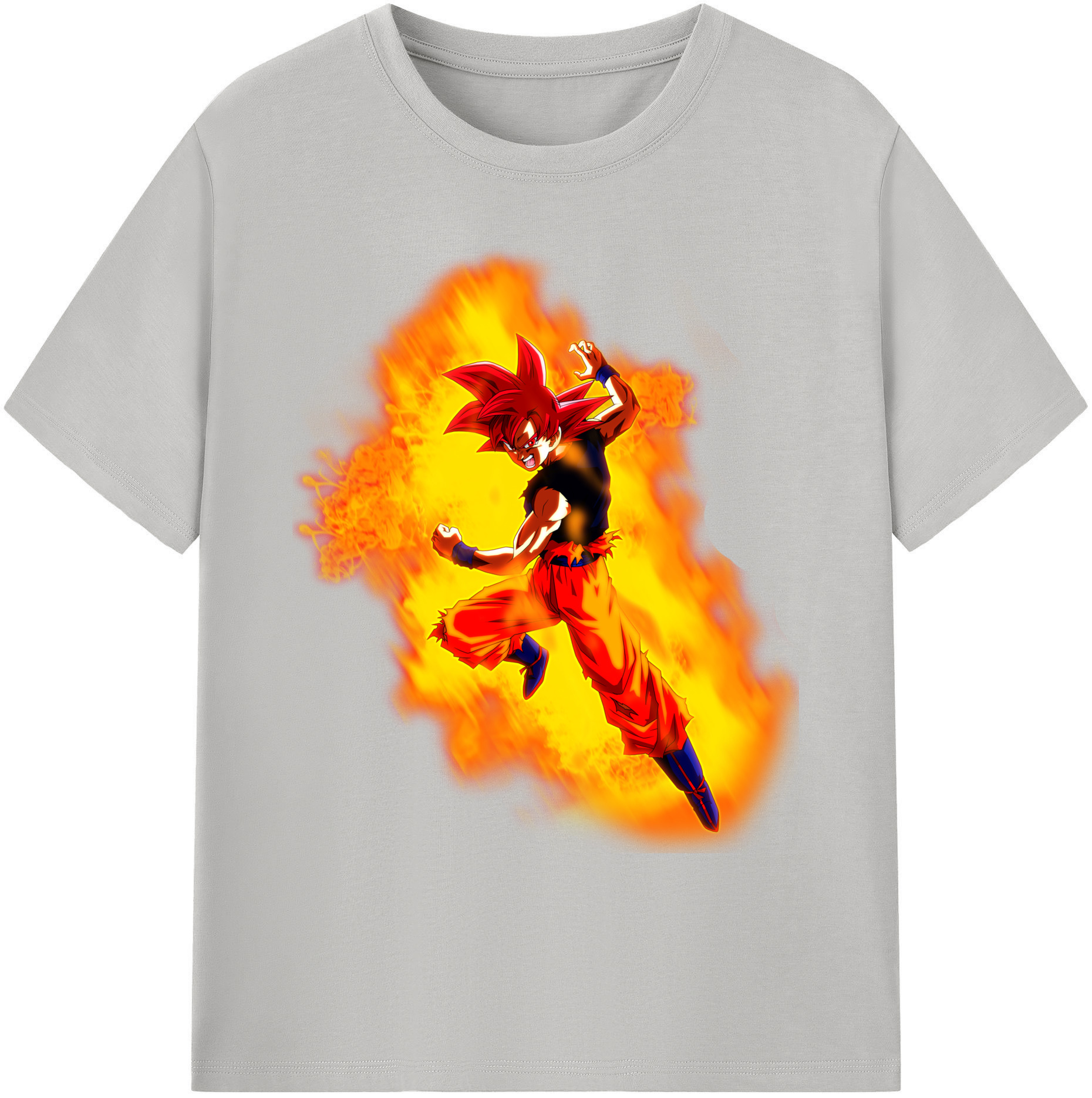 （画像用） ドラゴンボール 孫悟空（そん ごくう）Son Goku カカロット DRAGON BALL Kakarotto 綿100％ メンズ半袖Tシャツ｜肌触りやわらか＆通気性