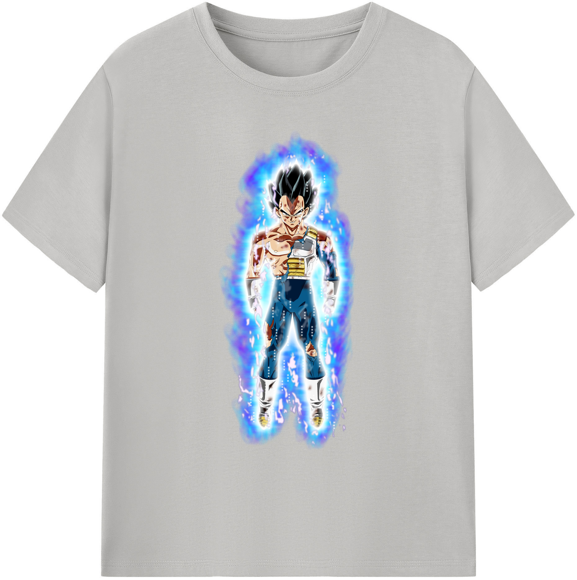 （画像用） ドラゴンボール ベジータ四世（Bejīta Yonsei）DRAGON BALL Vegeta IV 綿100％ メンズ半袖Tシャツ｜肌触りやわらか＆通気性