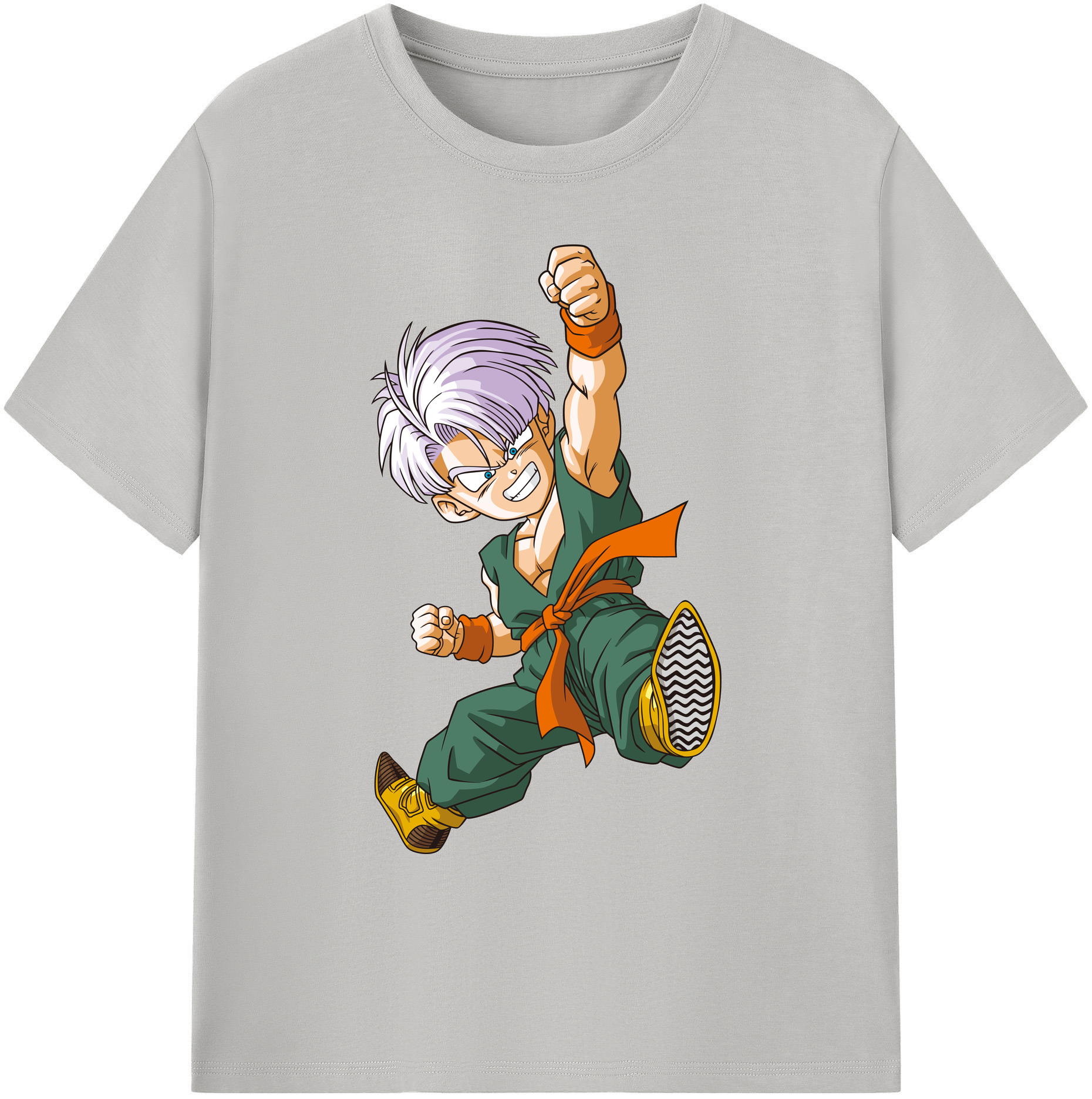 （画像用） ドラゴンボール トランクス（Torankusu）DRAGON BALL Trunks 綿100％ メンズ半袖Tシャツ｜肌触りやわらか＆通気性