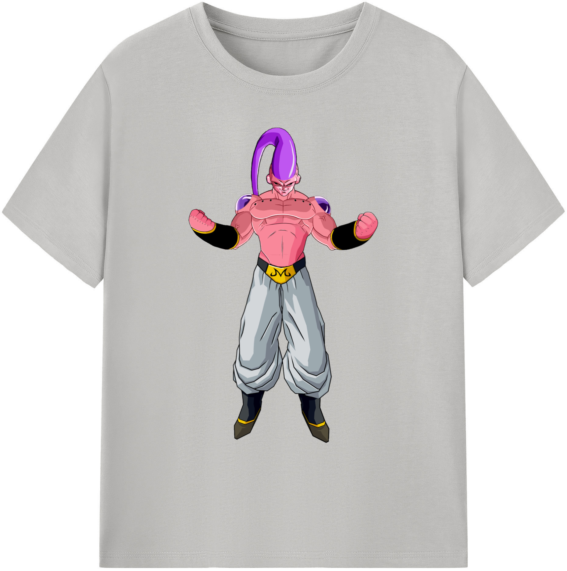 （画像用） ドラゴンボール 魔人ブウ DRAGON BALL Majin Buu 綿100％ メンズ半袖Tシャツ｜肌触りやわらか＆通気性