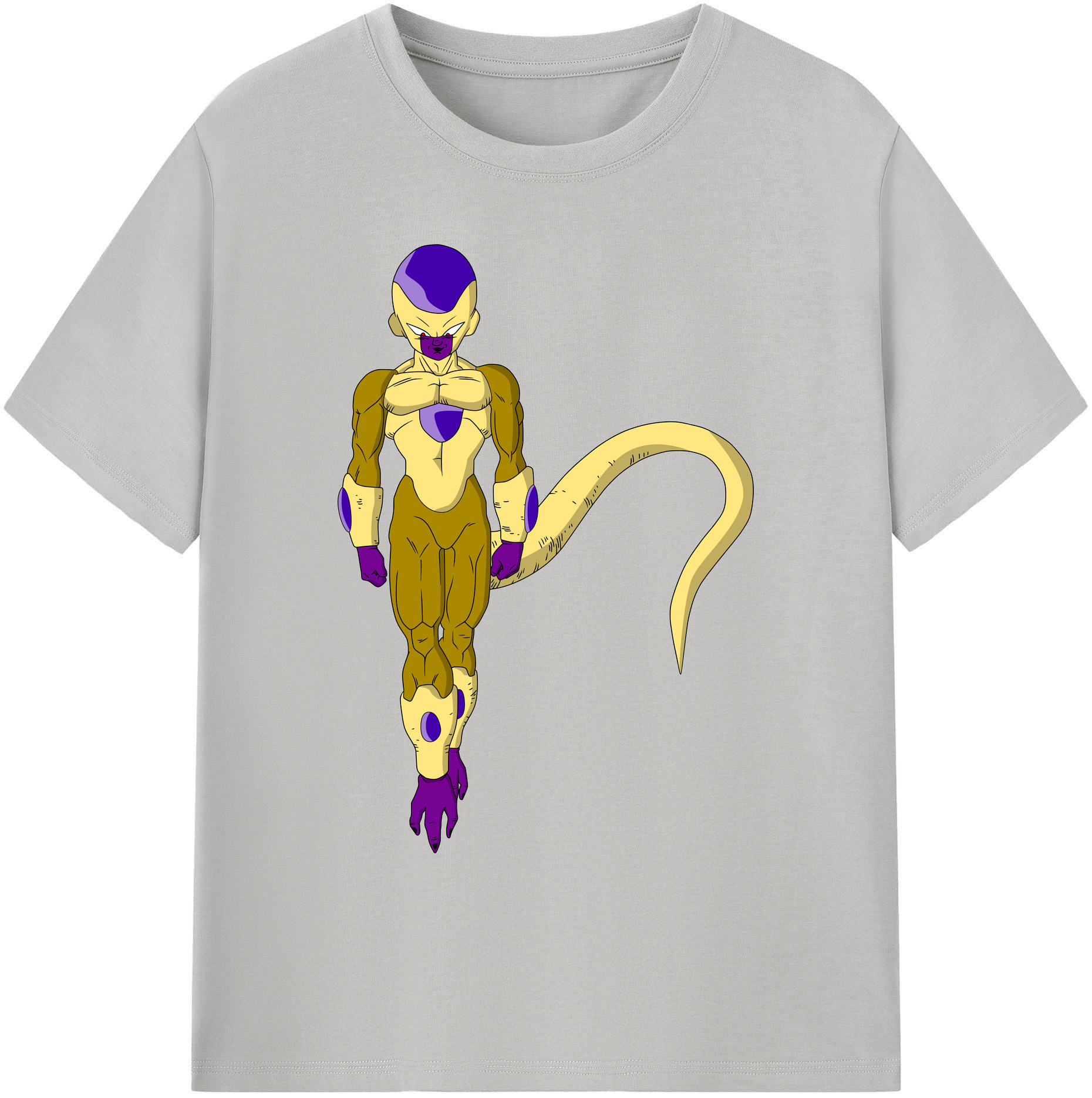 （画像用） ドラゴンボール フリーザ DRAGON BALL Frieza 綿100％ メンズ半袖Tシャツ｜肌触りやわらか＆通気性