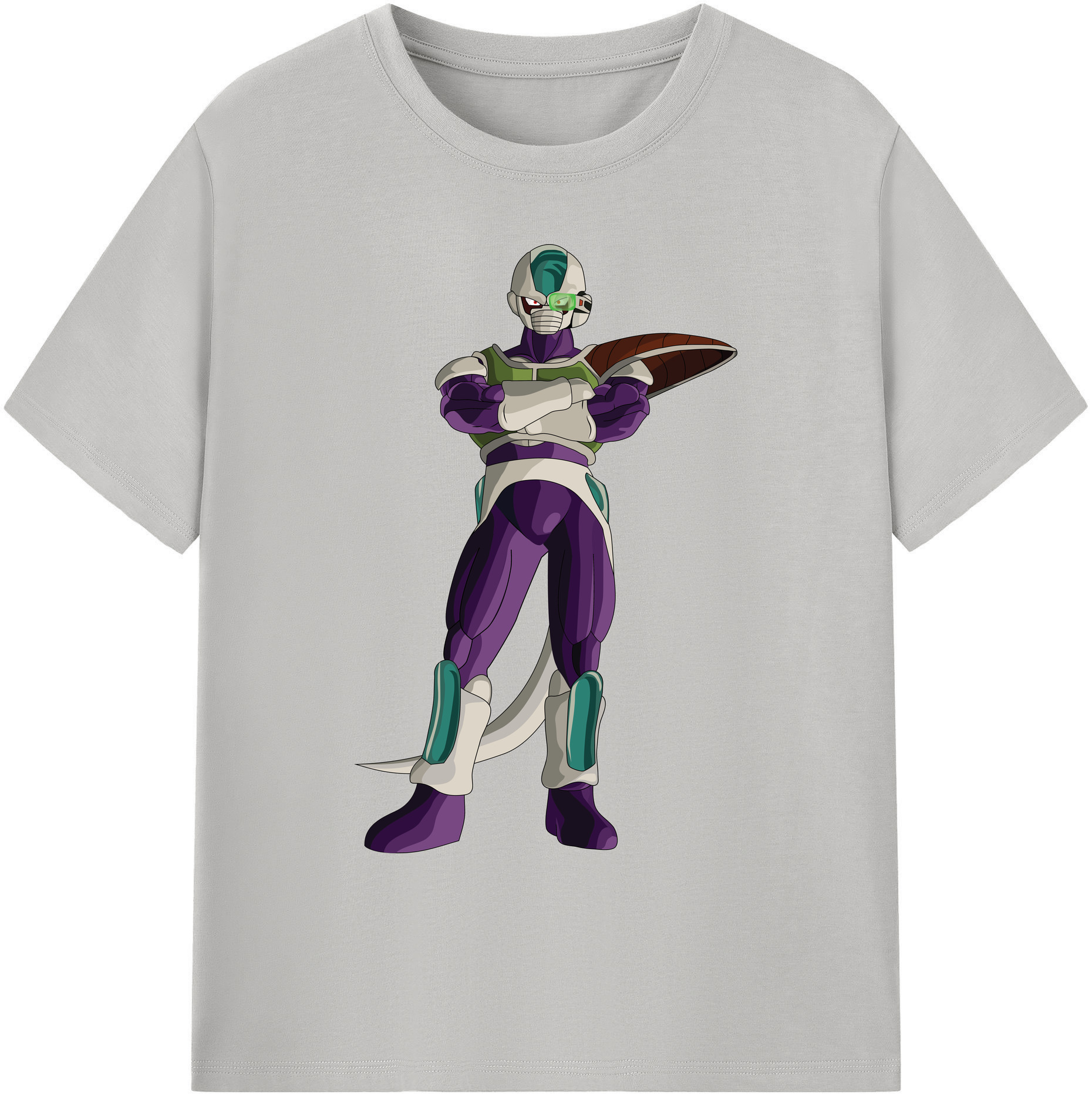 （画像用） ドラゴンボール フリーザ DRAGON BALL Frieza 綿100％ メンズ半袖Tシャツ｜肌触りやわらか＆通気性