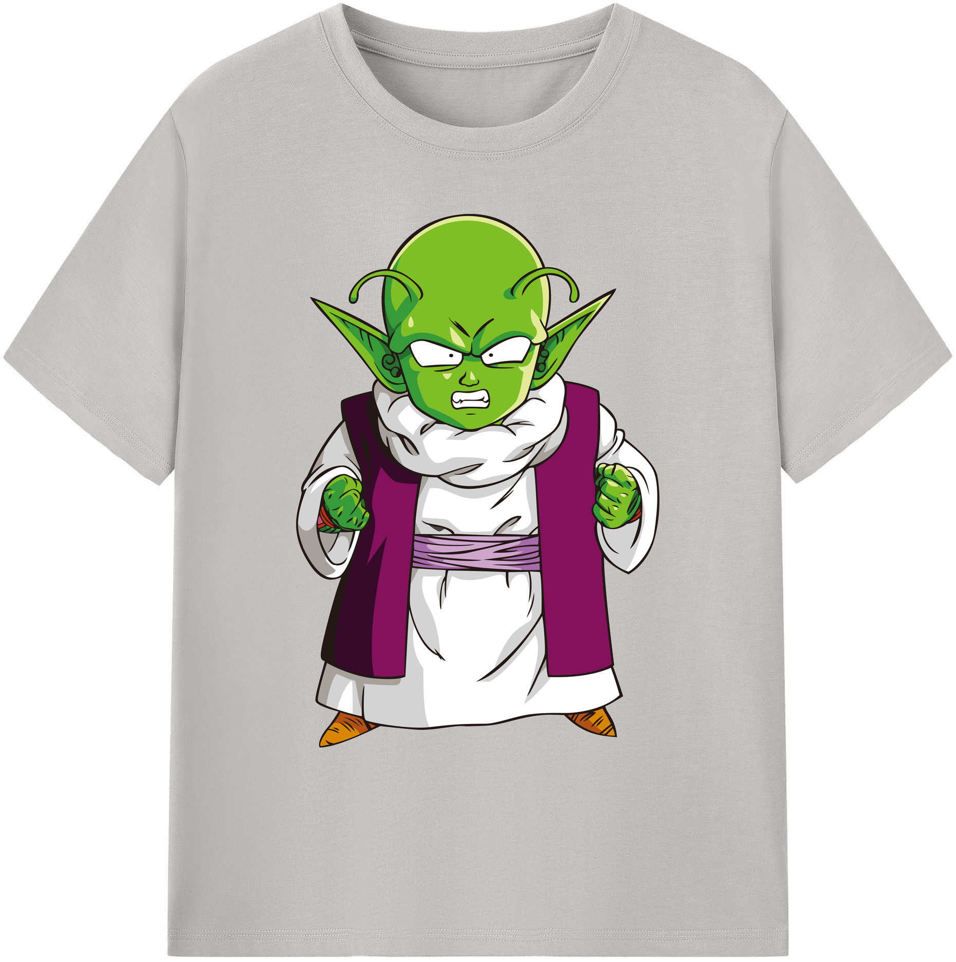 （画像用） ドラゴンボール ピッコロ DRAGON BALL Piccolo 綿100％ メンズ半袖Tシャツ｜肌触りやわらか＆通気性