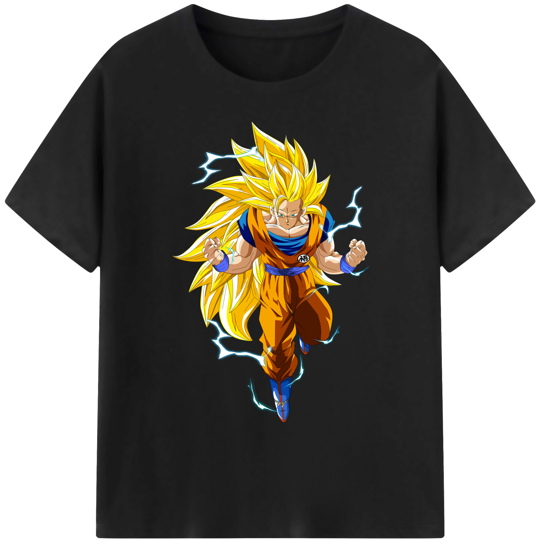 （画像用） ドラゴンボール 孫悟空（そん ごくう）Son Goku カカロット DRAGON BALL Kakarotto 綿100％ メンズ半袖Tシャツ｜肌触りやわらか＆通気性