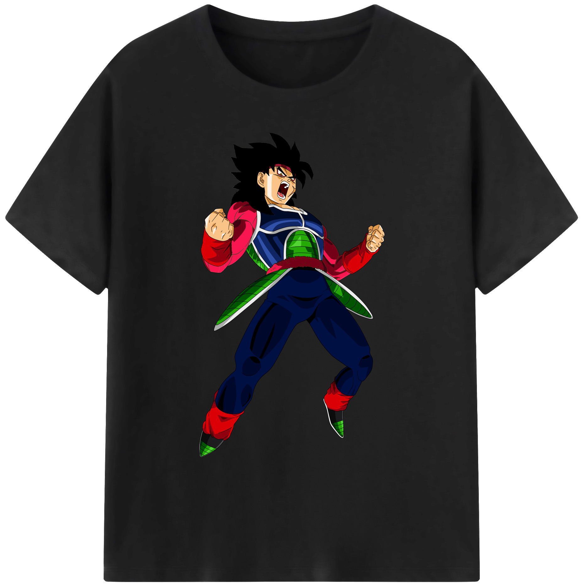 （画像用） ドラゴンボール バーダック DRAGON BALL Burdock 綿100％ メンズ半袖Tシャツ｜肌触りやわらか＆通気性