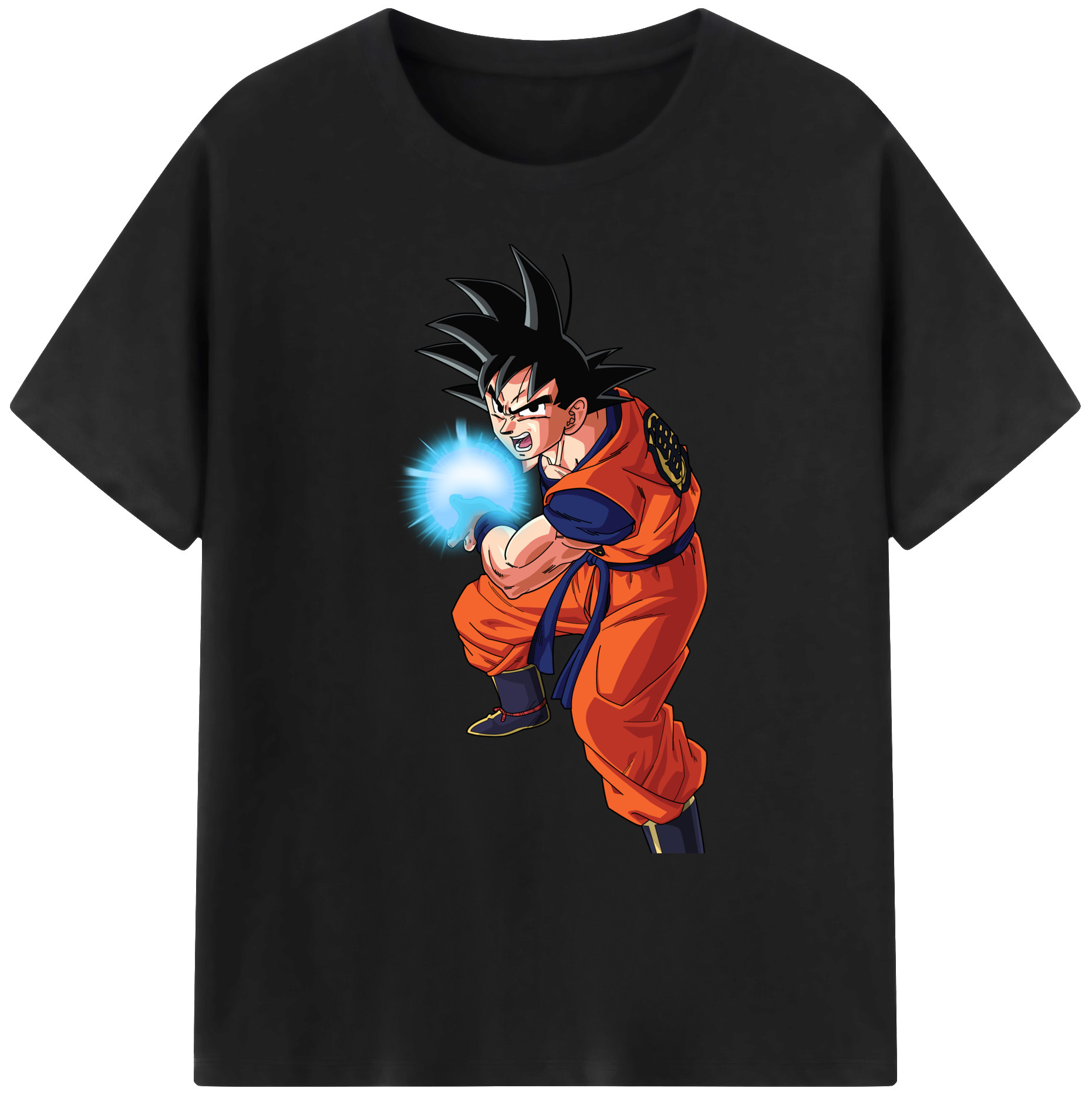（画像用） ドラゴンボール 孫悟空（そん ごくう）Son Goku カカロット DRAGON BALL Kakarotto 綿100％ メンズ半袖Tシャツ｜肌触りやわらか＆通気性