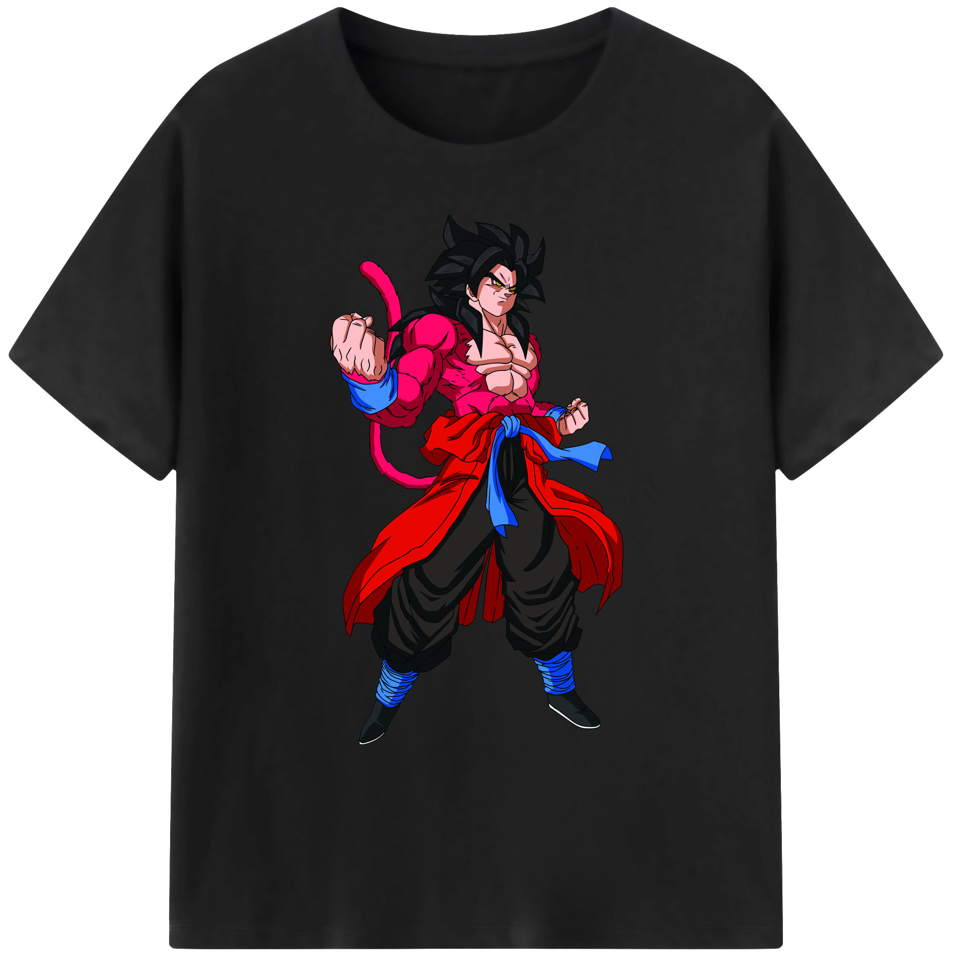 （画像用） ドラゴンボール 孫悟空（そん ごくう）Son Goku カカロット DRAGON BALL Kakarotto 綿100％ メンズ半袖Tシャツ｜肌触りやわらか＆通気性