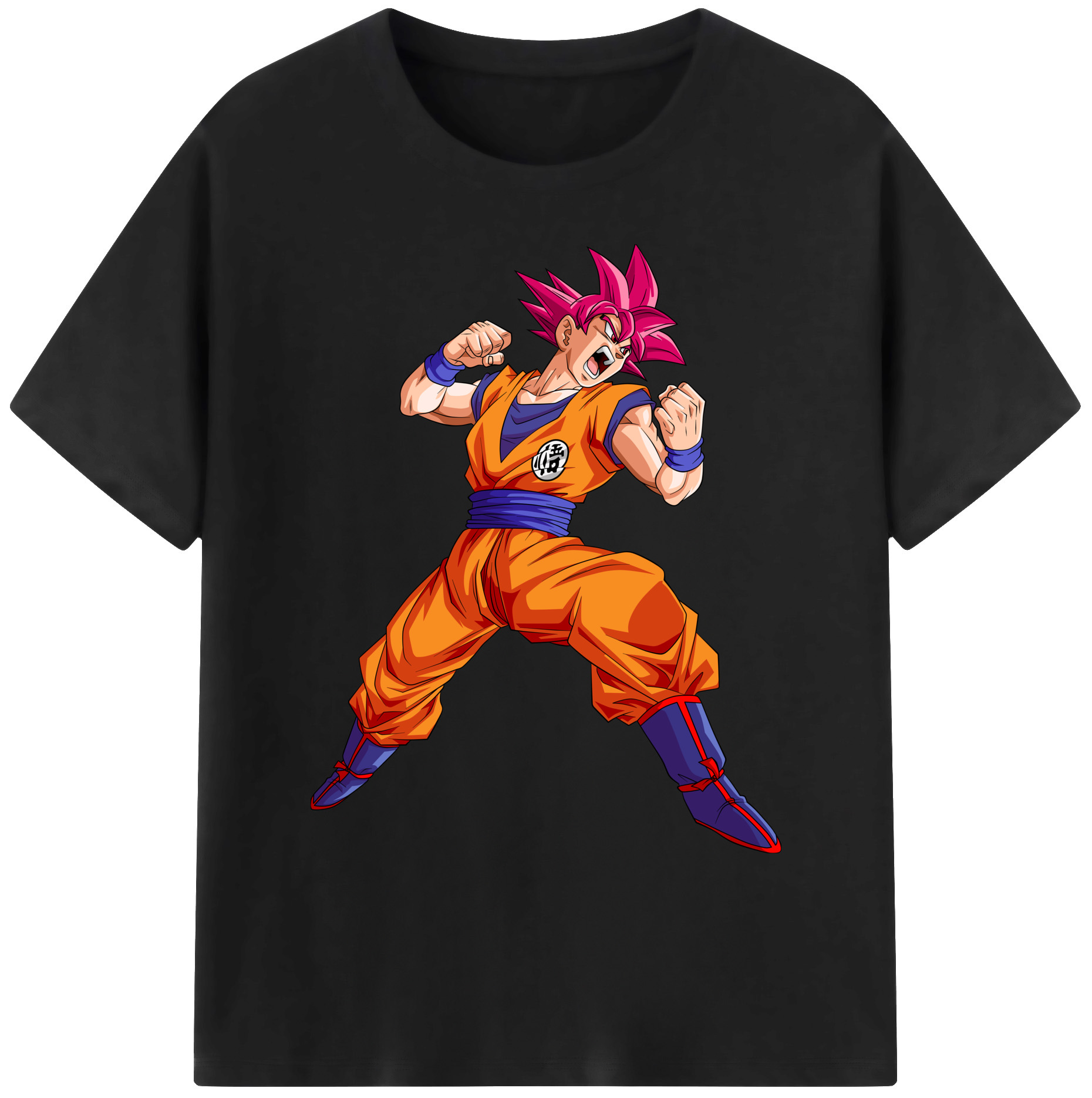 （画像用） ドラゴンボール 孫悟空（そん ごくう）Son Goku カカロット DRAGON BALL Kakarotto 綿100％ メンズ半袖Tシャツ｜肌触りやわらか＆通気性