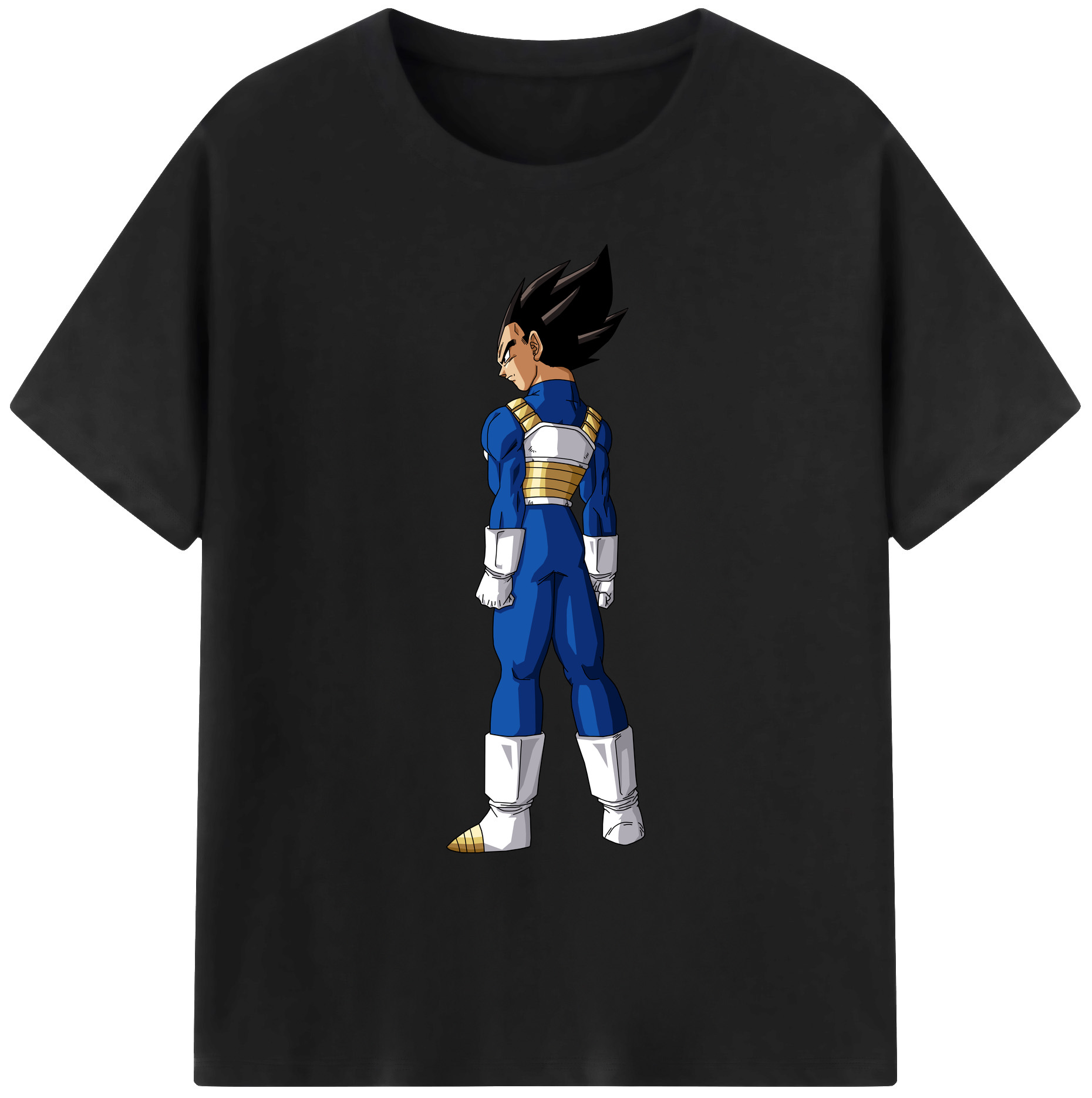 （画像用） ドラゴンボール ベジータ四世（Bejīta Yonsei）DRAGON BALL Vegeta IV 綿100％ メンズ半袖Tシャツ｜肌触りやわらか＆通気性