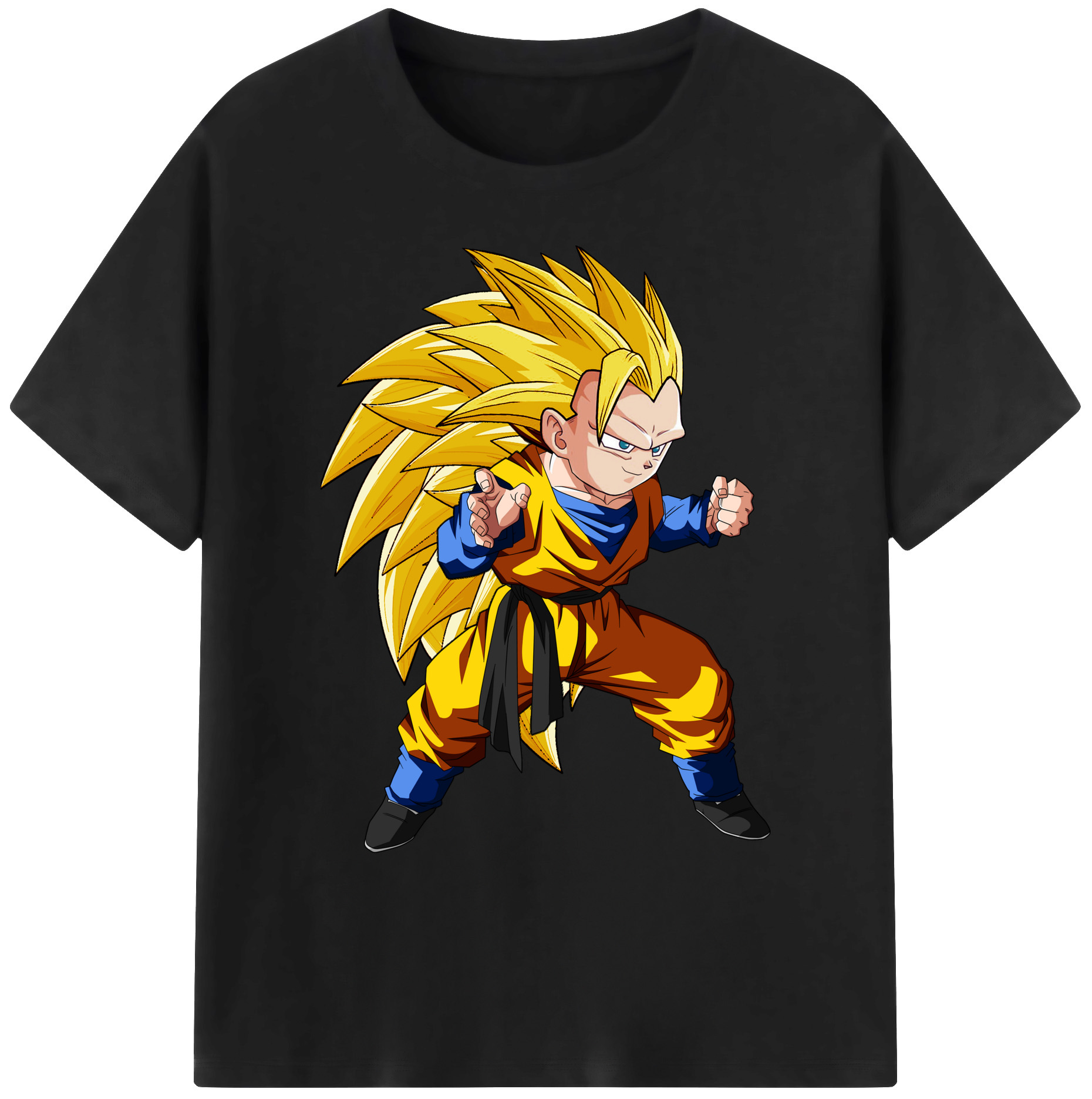 （画像用） ドラゴンボール ベジータ四世（Bejīta Yonsei）DRAGON BALL Vegeta IV 綿100％ メンズ半袖Tシャツ｜肌触りやわらか＆通気性