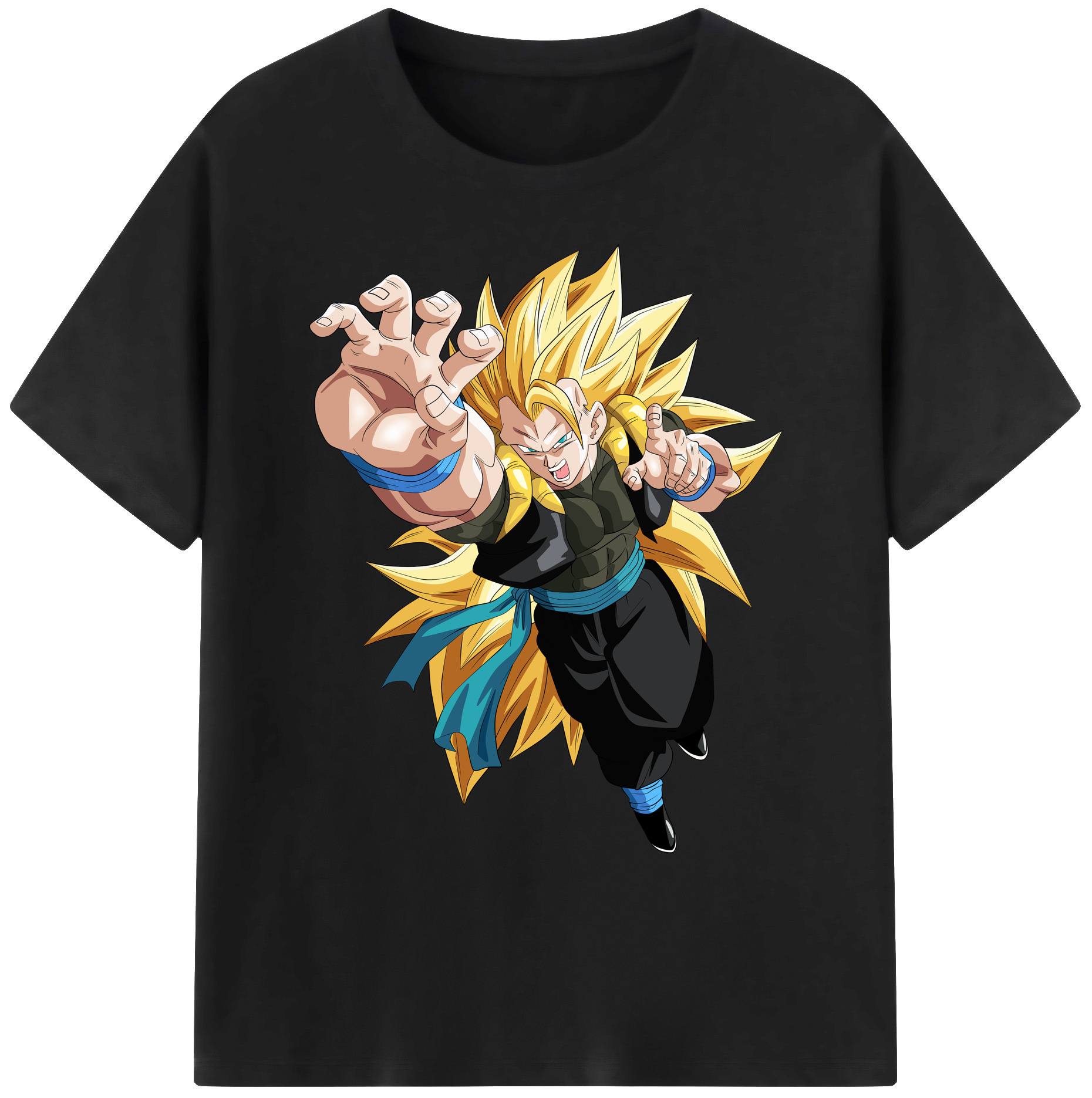 （画像用） ドラゴンボール ベジータ四世（Bejīta Yonsei）DRAGON BALL Vegeta IV 綿100％ メンズ半袖Tシャツ｜肌触りやわらか＆通気性