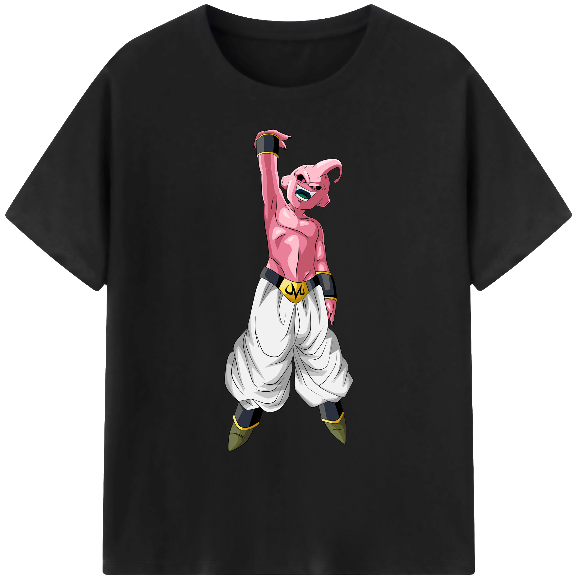 （画像用） ドラゴンボール 魔人ブウ DRAGON BALL Majin Buu 綿100％ メンズ半袖Tシャツ｜肌触りやわらか＆通気性