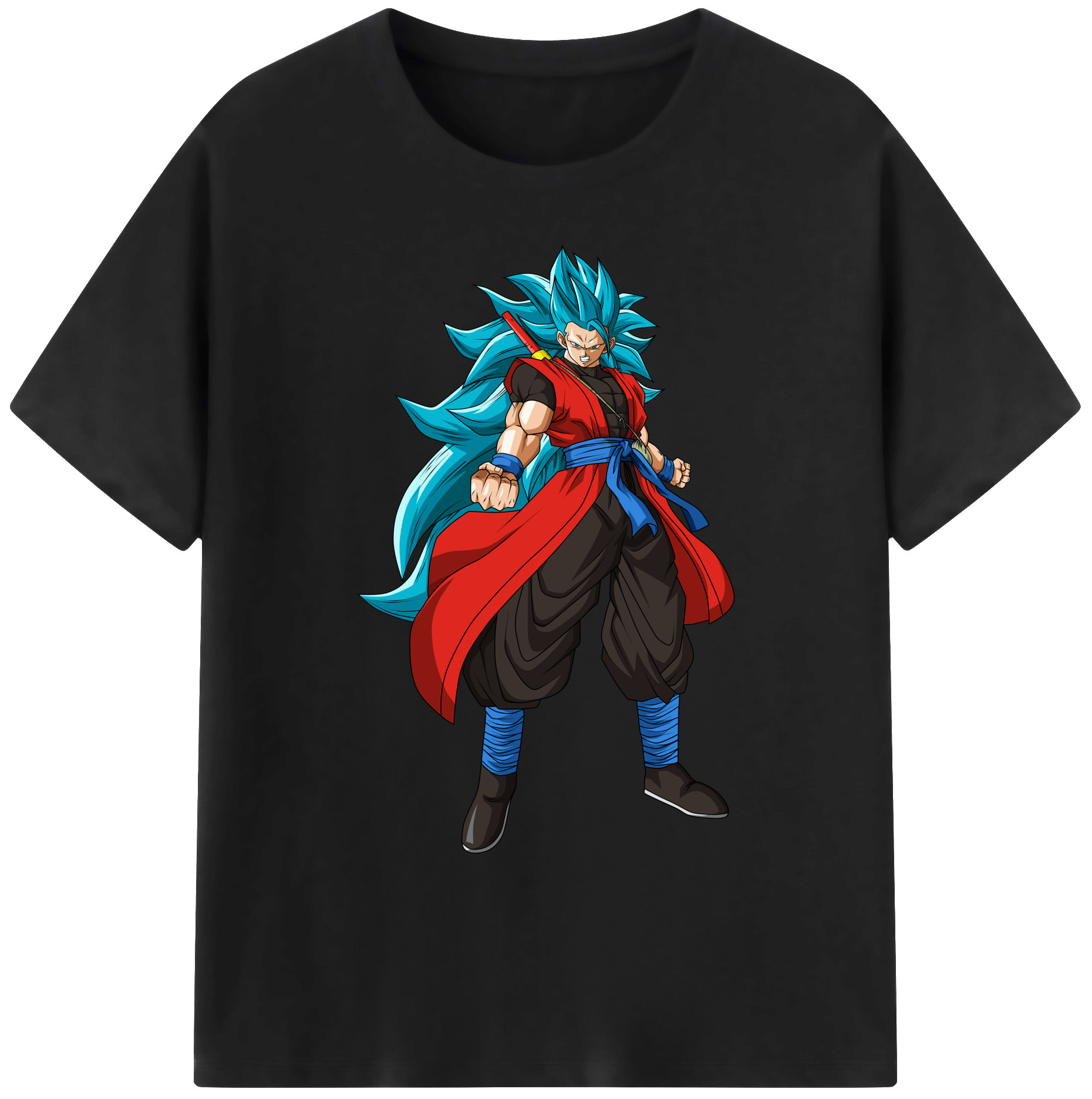 （画像用） ドラゴンボール ベジット DRAGON BALL Vegetto 綿100％ メンズ半袖Tシャツ｜肌触りやわらか＆通気性