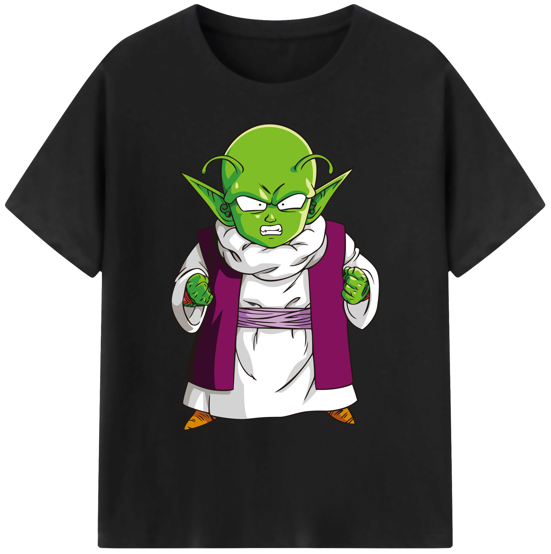 （画像用） ドラゴンボール ピッコロ DRAGON BALL Piccolo 綿100％ メンズ半袖Tシャツ｜肌触りやわらか＆通気性