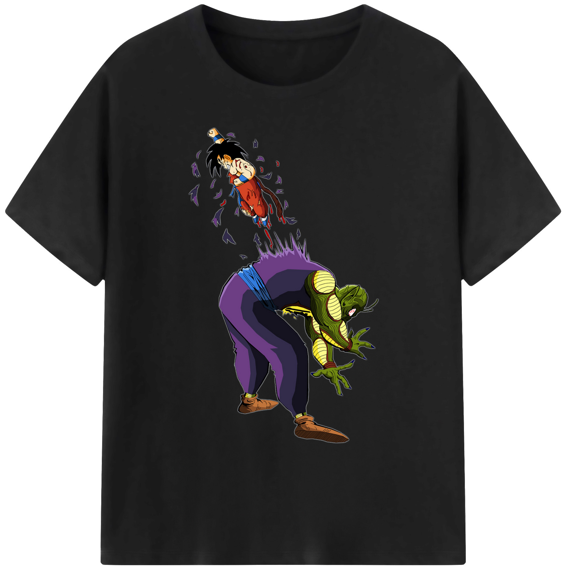 （画像用） ドラゴンボール DRAGON BALL 綿100％ メンズ半袖Tシャツ｜肌触りやわらか＆通気性