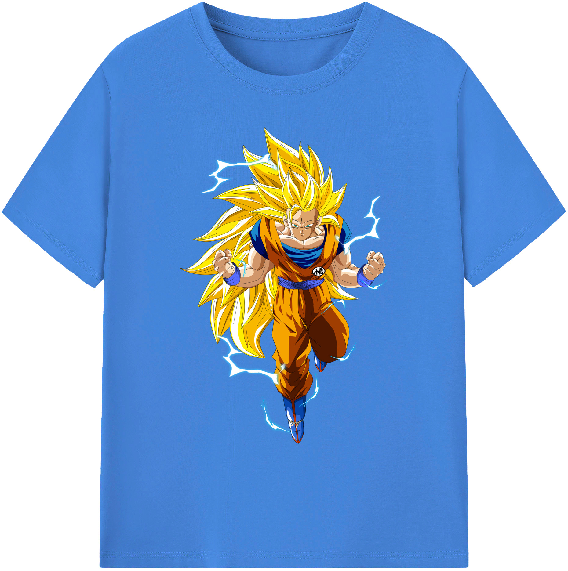 （画像用） ドラゴンボール 孫悟空（そん ごくう）Son Goku カカロット DRAGON BALL Kakarotto 綿100％ メンズ半袖Tシャツ｜肌触りやわらか＆通気性