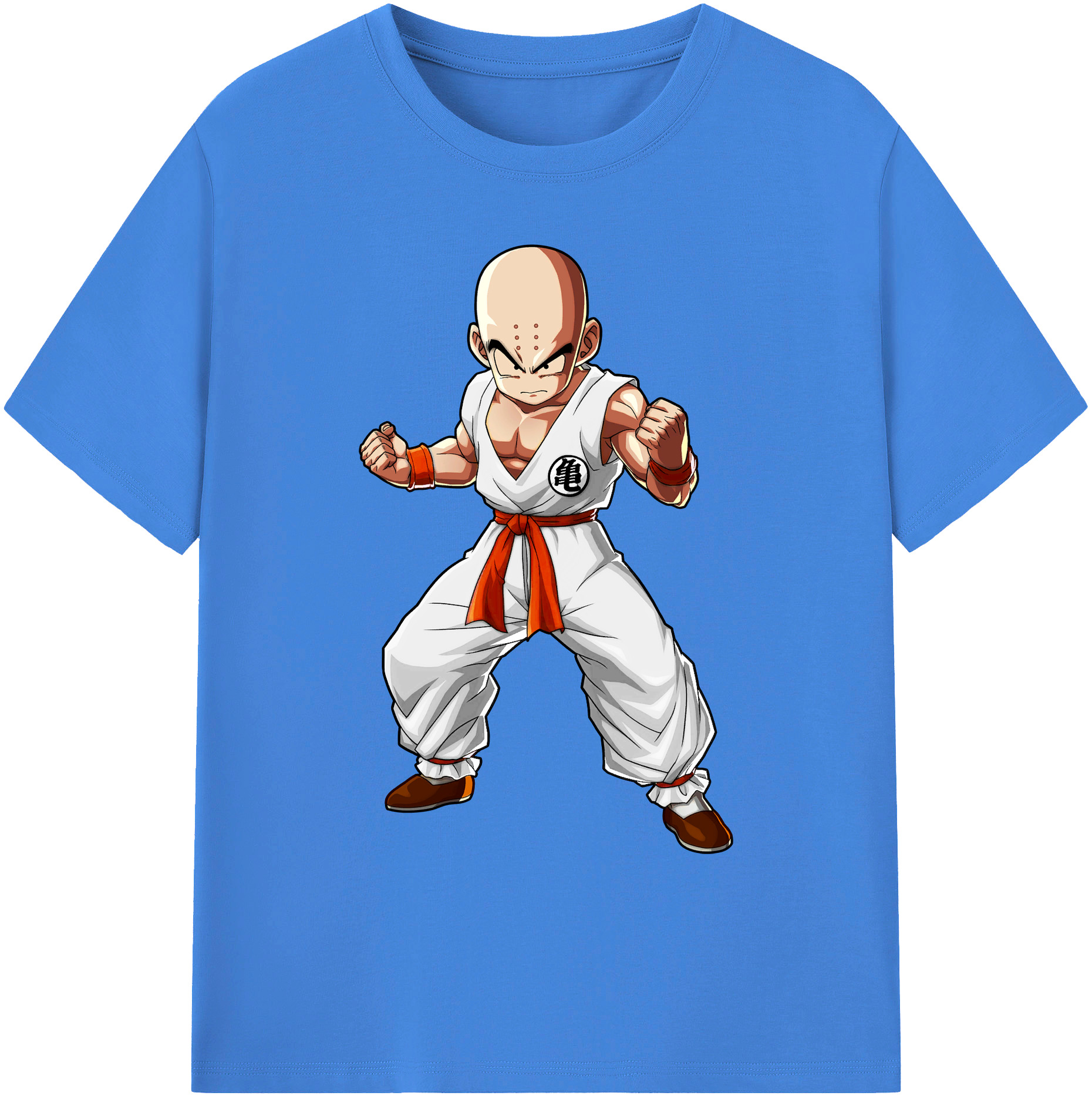 （画像用） ドラゴンボール クリリン DRAGON BALL krillin 綿100％ メンズ半袖Tシャツ｜肌触りやわらか＆通気性