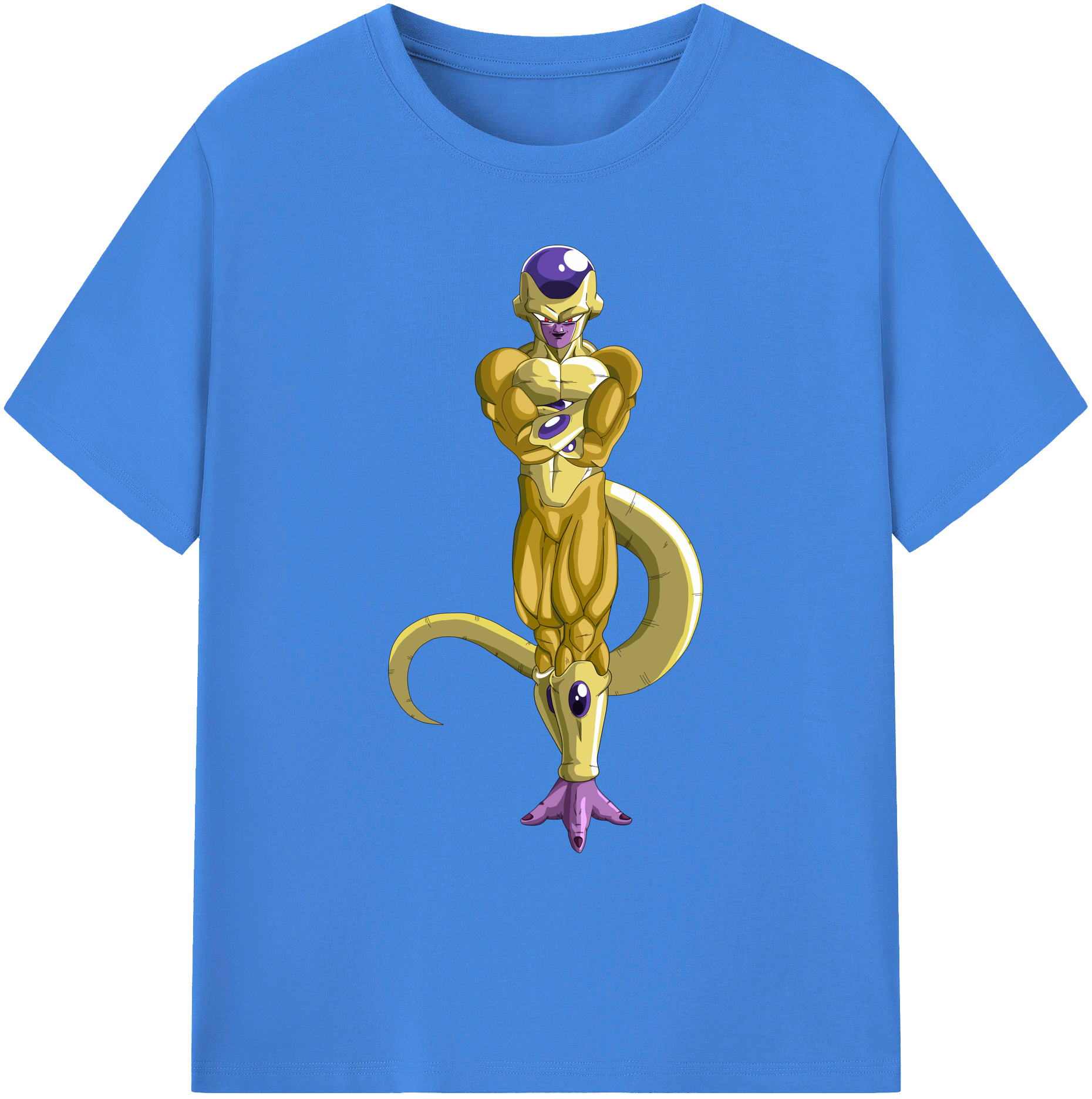 （画像用） ドラゴンボール フリーザ DRAGON BALL Frieza 綿100％ メンズ半袖Tシャツ｜肌触りやわらか＆通気性