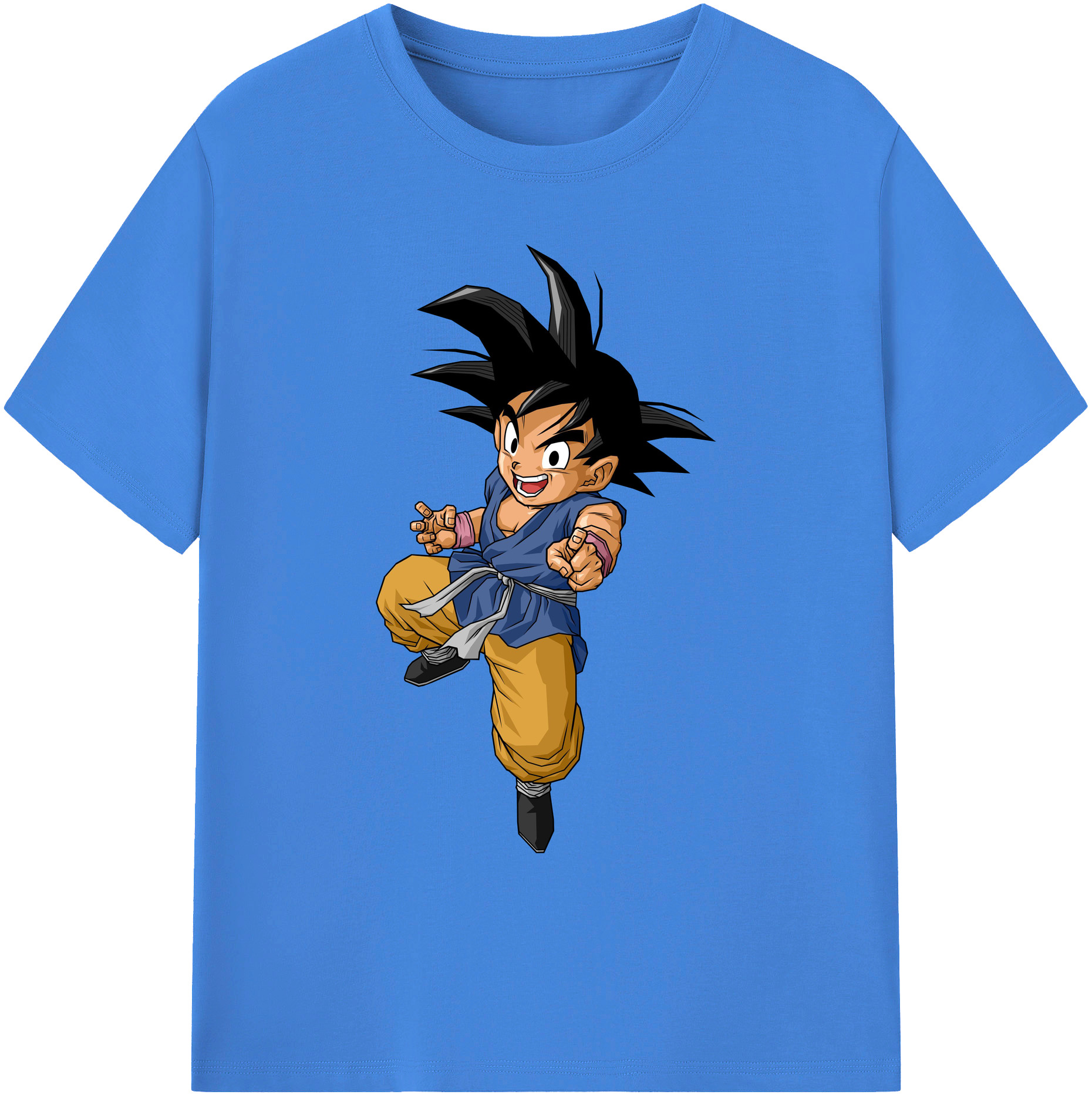 （画像用） ドラゴンボール 孫悟空（そん ごくう）Son Goku カカロット DRAGON BALL Kakarotto 綿100％ メンズ半袖Tシャツ｜肌触りやわらか＆通気性