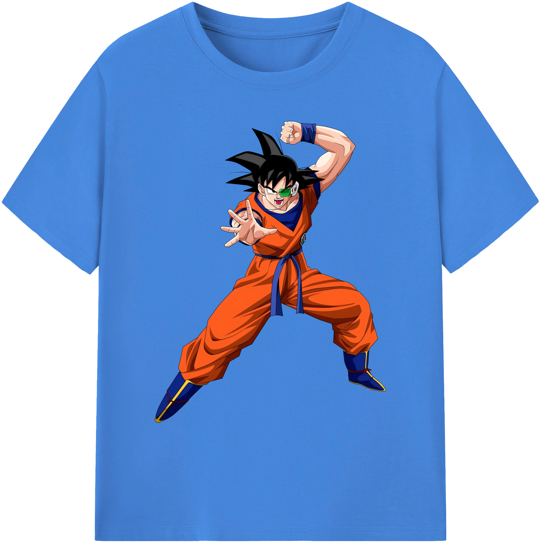 （画像用） ドラゴンボール 孫悟空（そん ごくう）Son Goku カカロット DRAGON BALL Kakarotto 綿100％ メンズ半袖Tシャツ｜肌触りやわらか＆通気性