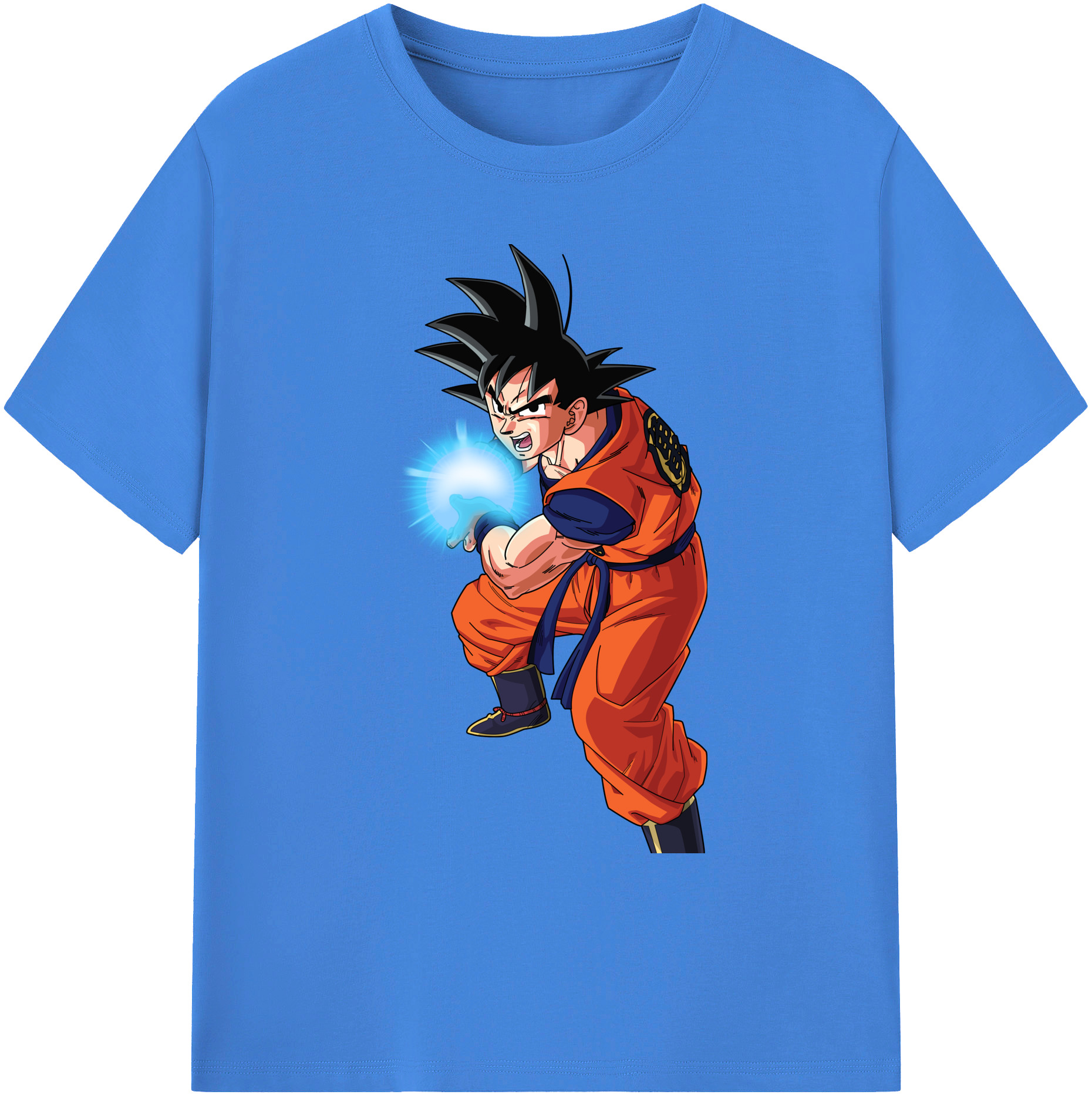 （画像用） ドラゴンボール 孫悟空（そん ごくう）Son Goku カカロット DRAGON BALL Kakarotto 綿100％ メンズ半袖Tシャツ｜肌触りやわらか＆通気性