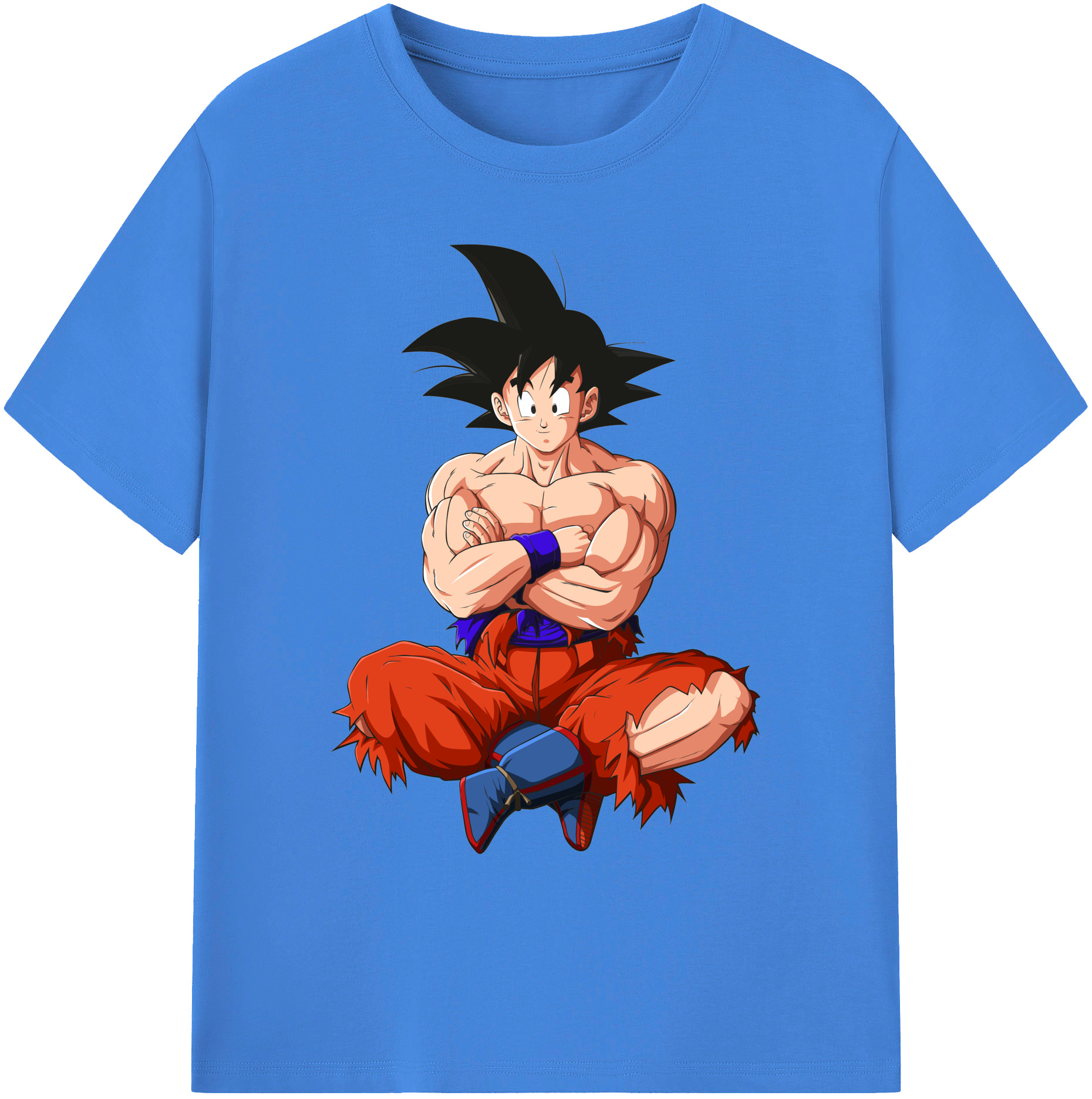 （画像用） ドラゴンボール 孫悟空（そん ごくう）Son Goku カカロット DRAGON BALL Kakarotto 綿100％ メンズ半袖Tシャツ｜肌触りやわらか＆通気性