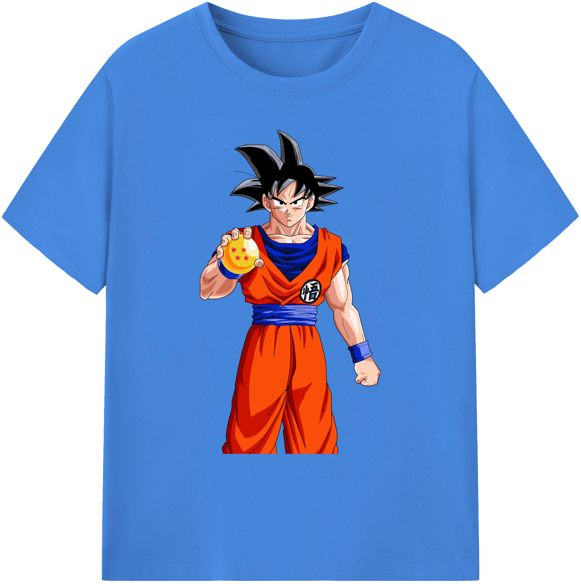 （画像用） ドラゴンボール 孫悟空（そん ごくう）Son Goku カカロット DRAGON BALL Kakarotto 綿100％ メンズ半袖Tシャツ｜肌触りやわらか＆通気性