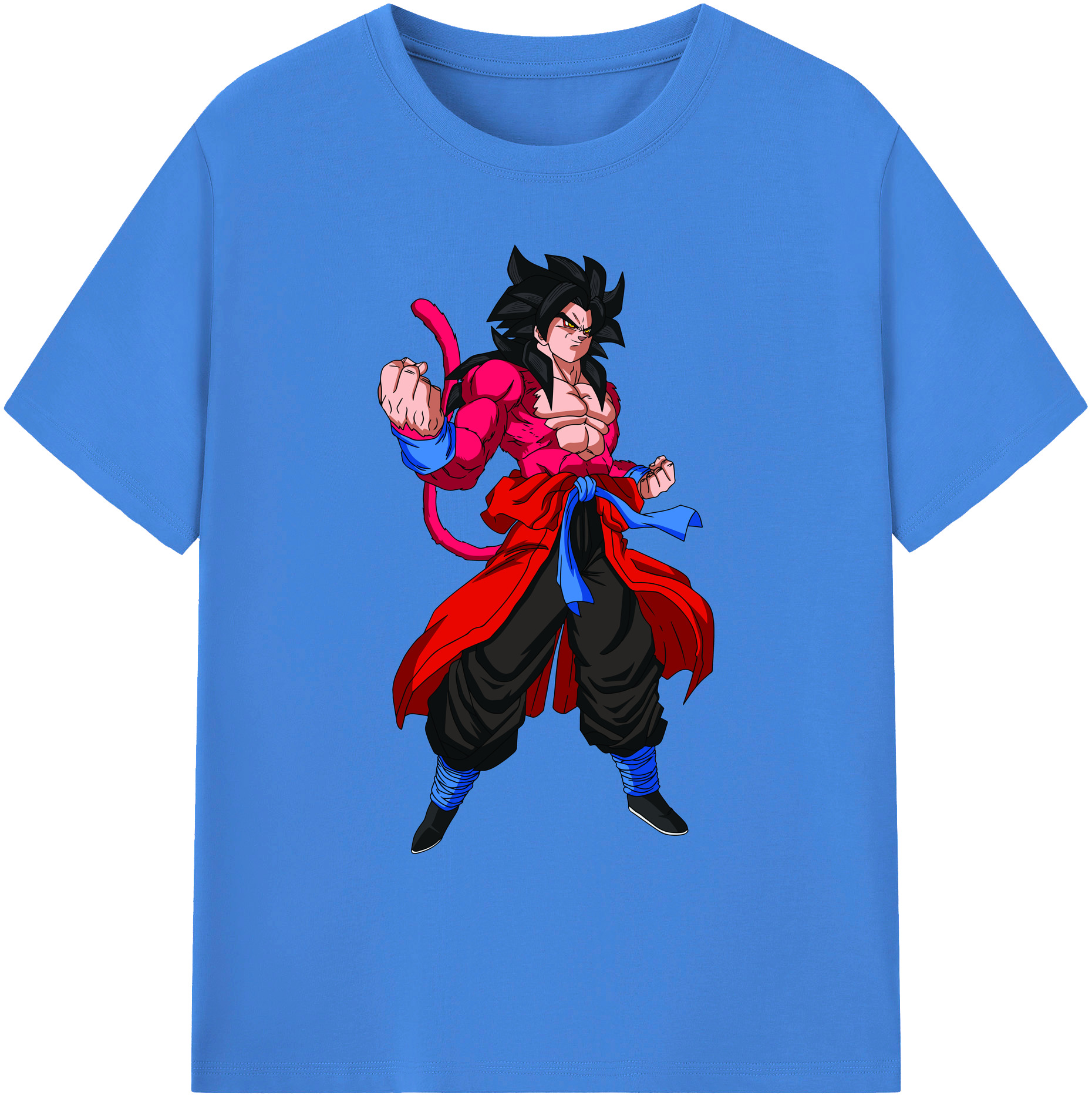 （画像用） ドラゴンボール 孫悟空（そん ごくう）Son Goku カカロット DRAGON BALL Kakarotto 綿100％ メンズ半袖Tシャツ｜肌触りやわらか＆通気性