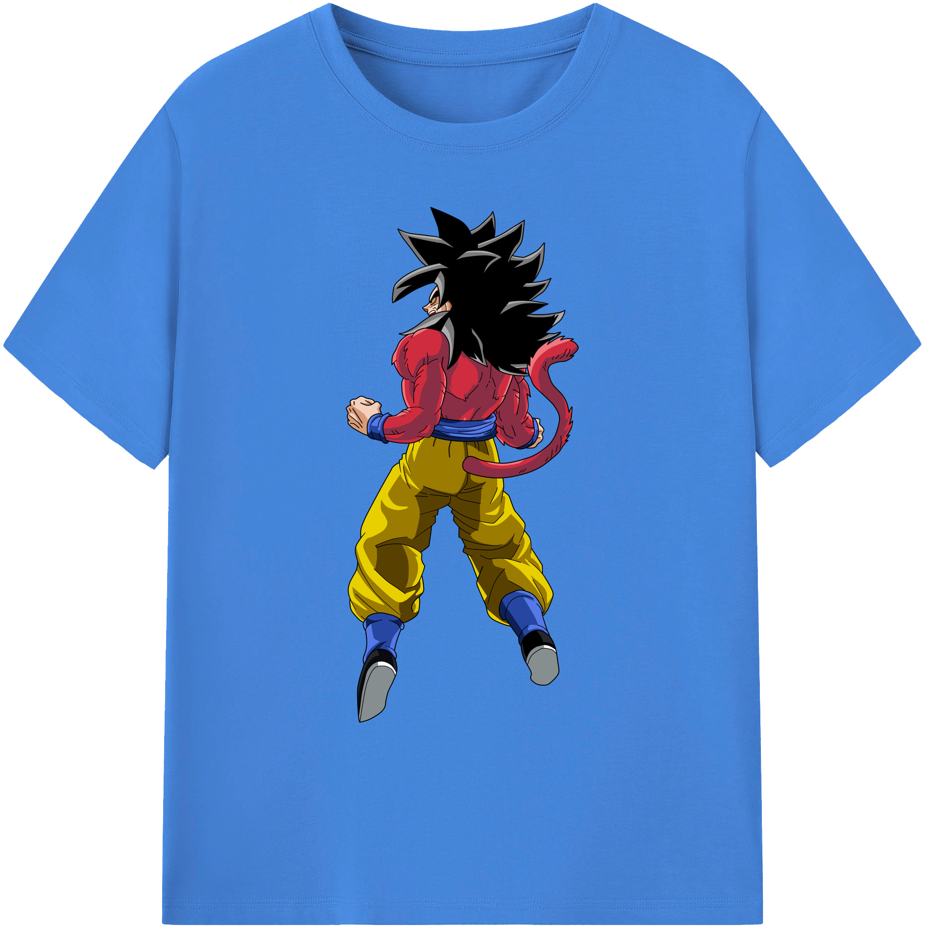 （画像用） ドラゴンボール 孫悟空（そん ごくう）Son Goku カカロット DRAGON BALL Kakarotto 綿100％ メンズ半袖Tシャツ｜肌触りやわらか＆通気性