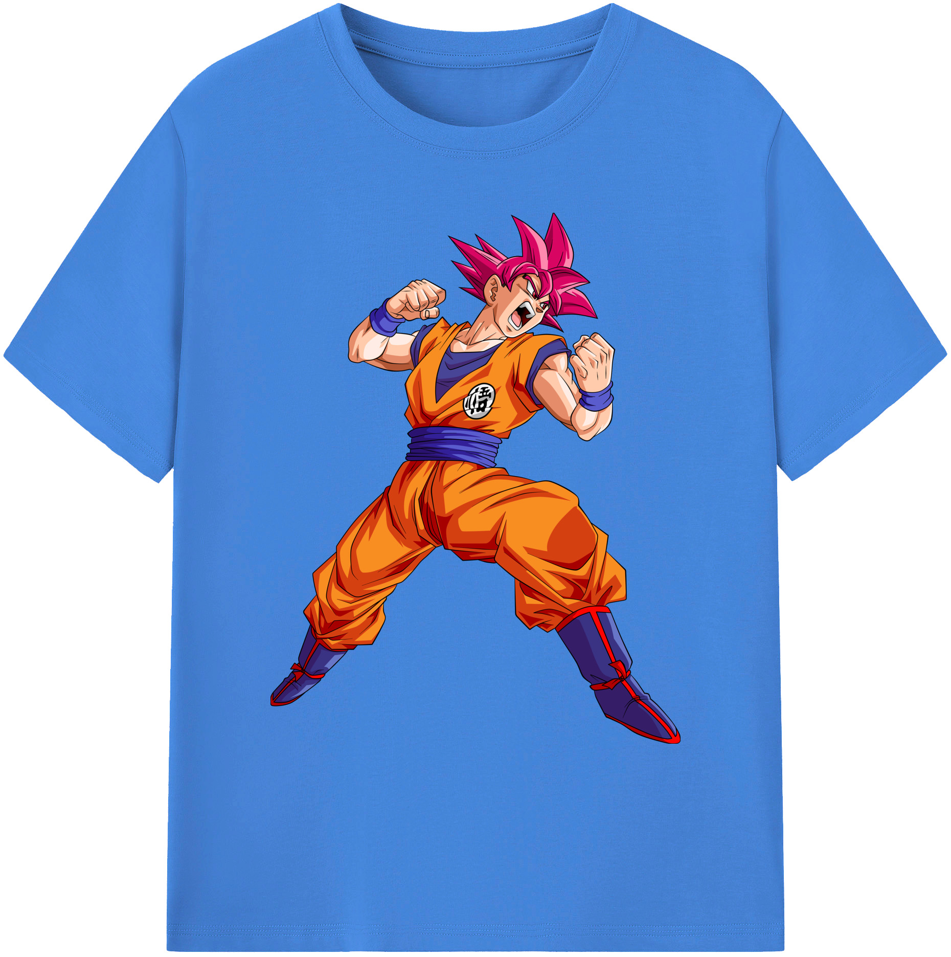 （画像用） ドラゴンボール 孫悟空（そん ごくう）Son Goku カカロット DRAGON BALL Kakarotto 綿100％ メンズ半袖Tシャツ｜肌触りやわらか＆通気性