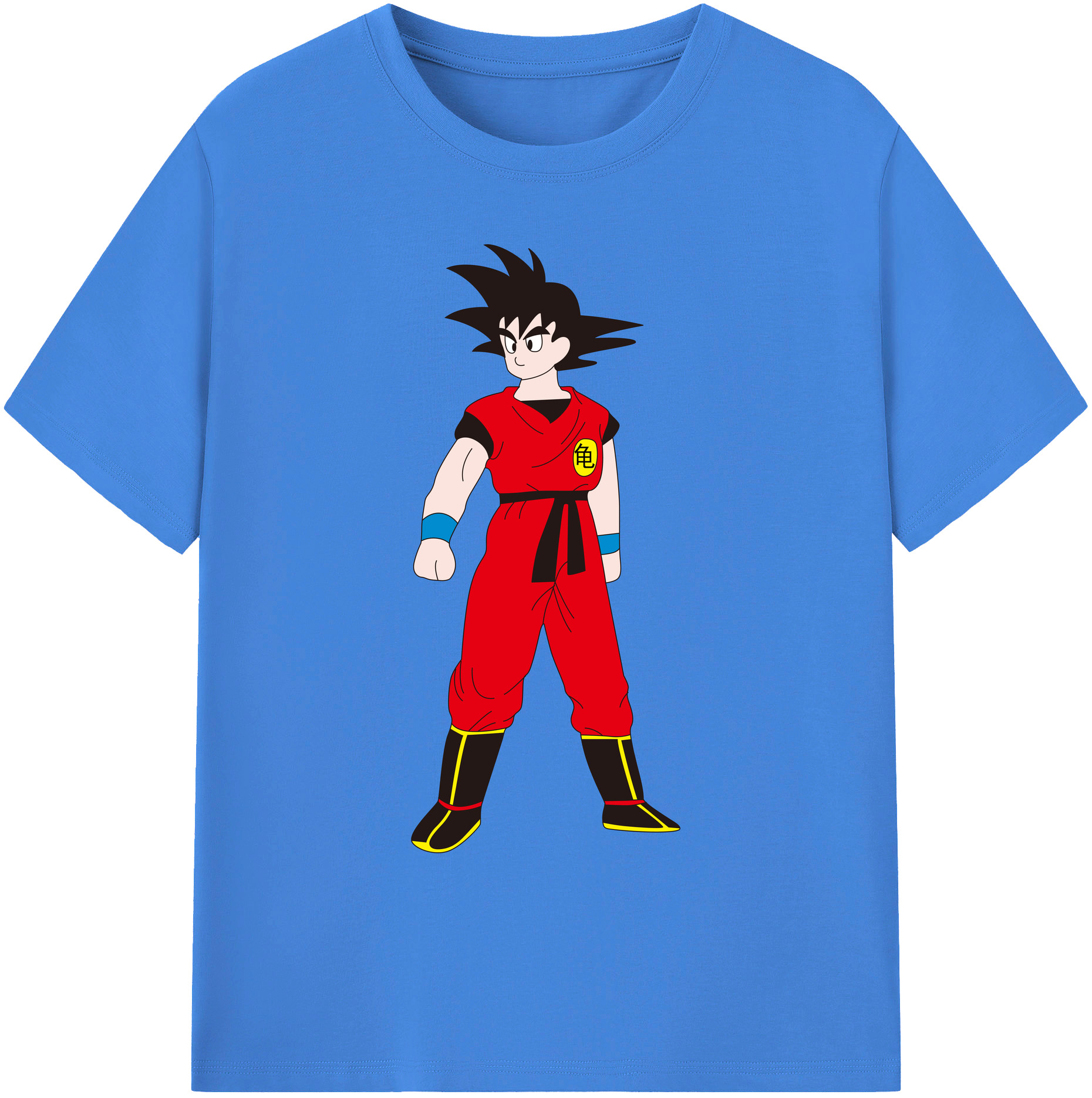 （画像用） ドラゴンボール 孫悟空（そん ごくう）Son Goku カカロット DRAGON BALL Kakarotto 綿100％ メンズ半袖Tシャツ｜肌触りやわらか＆通気性