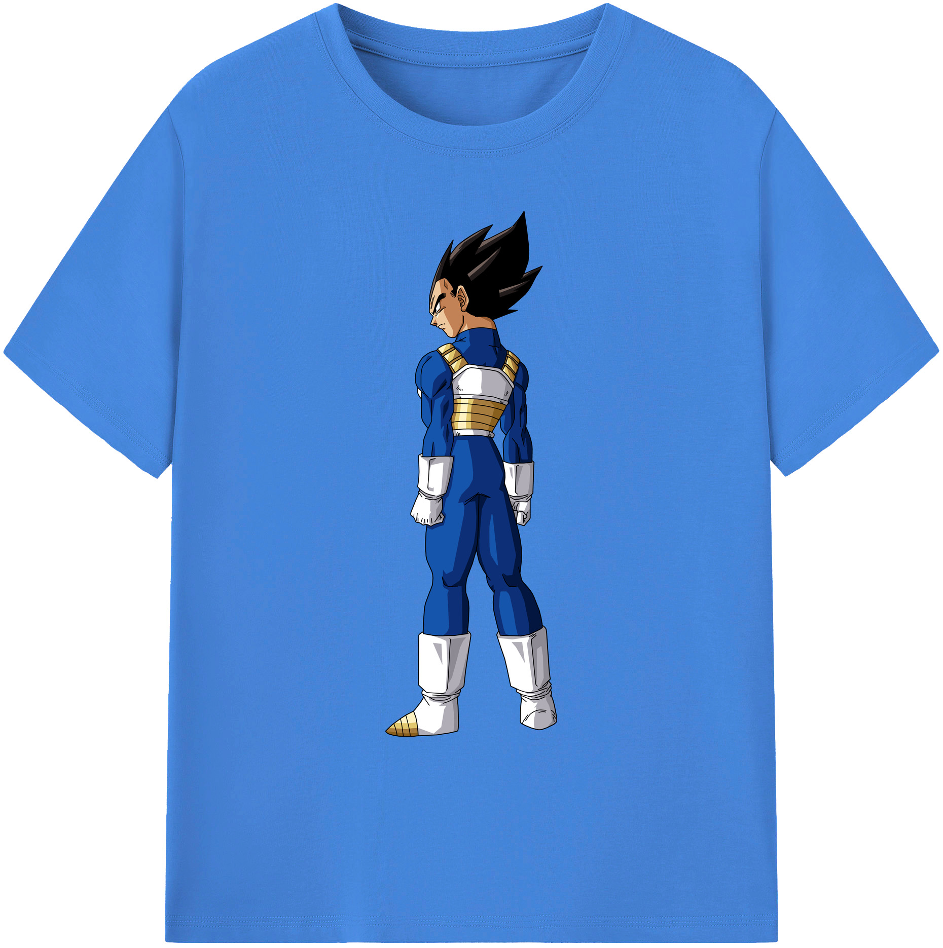 （画像用） ドラゴンボール ベジータ四世（Bejīta Yonsei）DRAGON BALL Vegeta IV 綿100％ メンズ半袖Tシャツ｜肌触りやわらか＆通気性