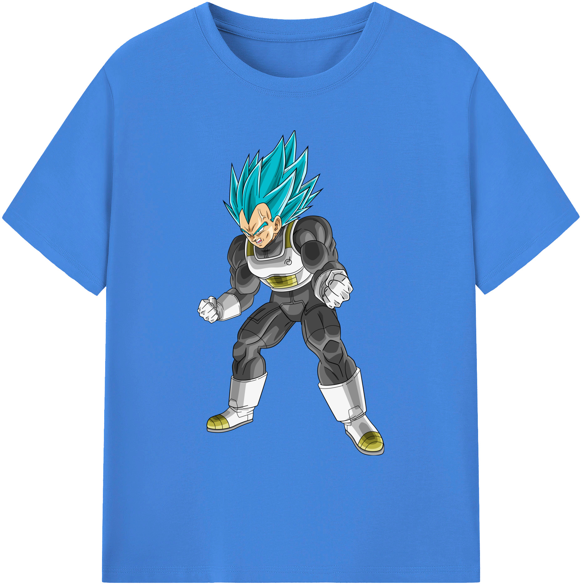 （画像用） ドラゴンボール ベジータ四世（Bejīta Yonsei）DRAGON BALL Vegeta IV 綿100％ メンズ半袖Tシャツ｜肌触りやわらか＆通気性