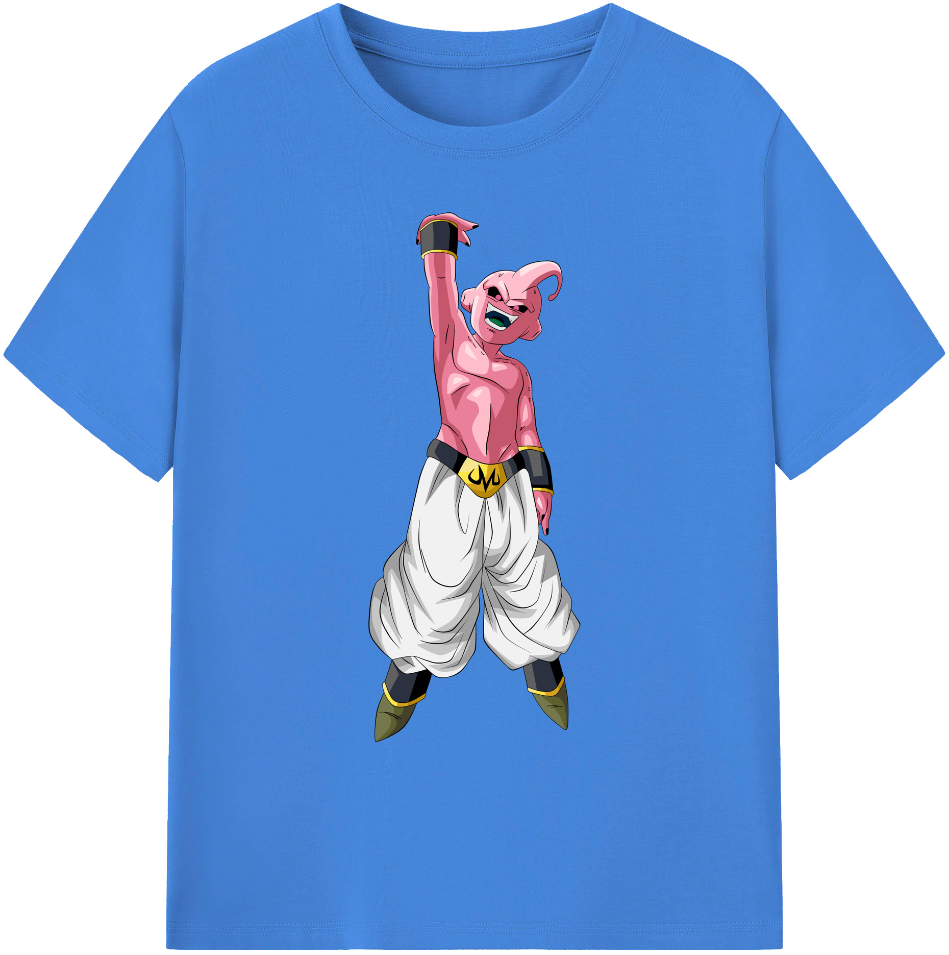 （画像用） ドラゴンボール 魔人ブウ DRAGON BALL Majin Buu 綿100％ メンズ半袖Tシャツ｜肌触りやわらか＆通気性