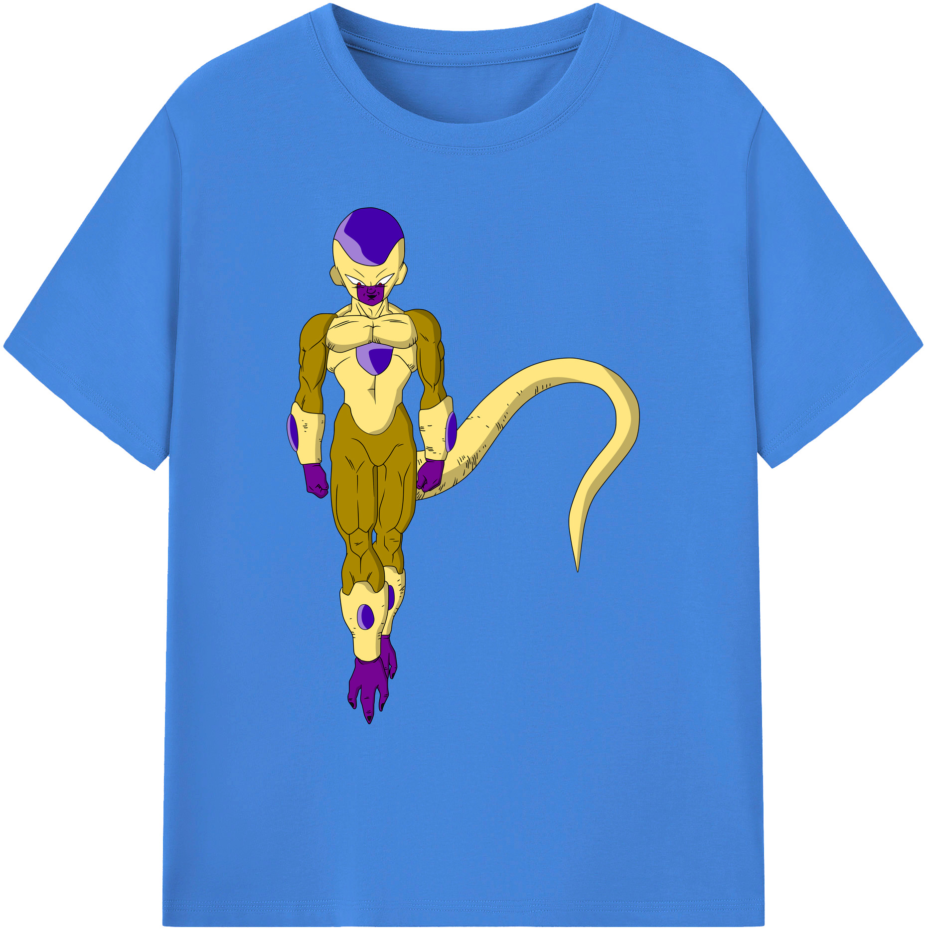 （画像用） ドラゴンボール フリーザ DRAGON BALL Frieza 綿100％ メンズ半袖Tシャツ｜肌触りやわらか＆通気性
