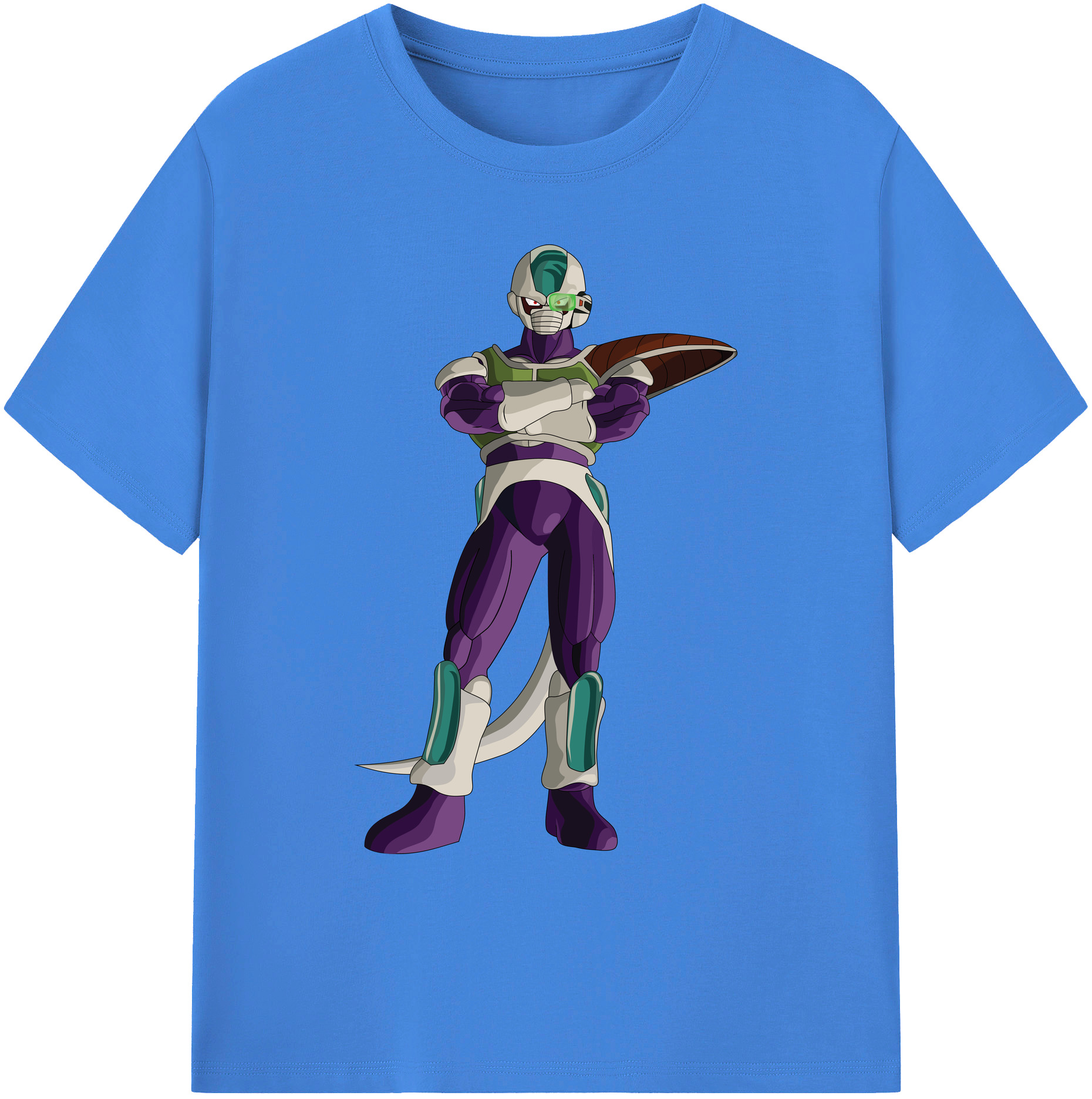 （画像用） ドラゴンボール フリーザ DRAGON BALL Frieza 綿100％ メンズ半袖Tシャツ｜肌触りやわらか＆通気性