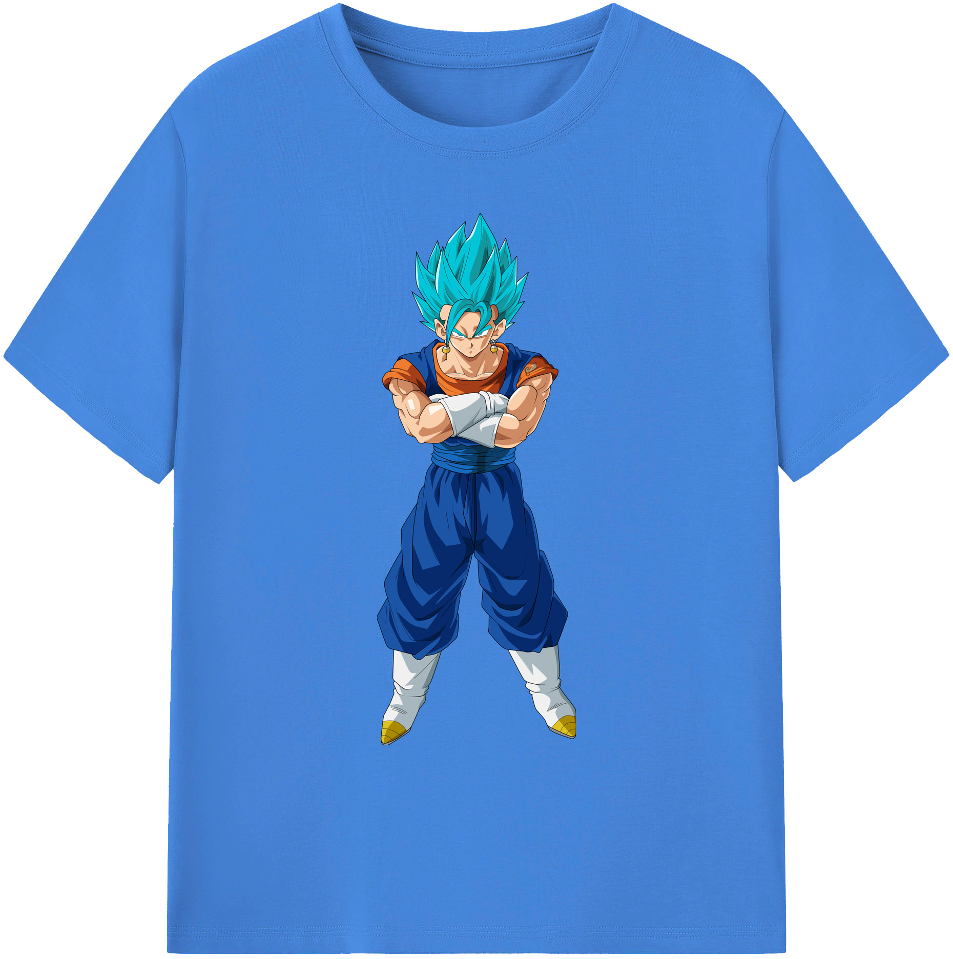 （画像用） ドラゴンボール ベジット DRAGON BALL Vegetto 綿100％ メンズ半袖Tシャツ｜肌触りやわらか＆通気性