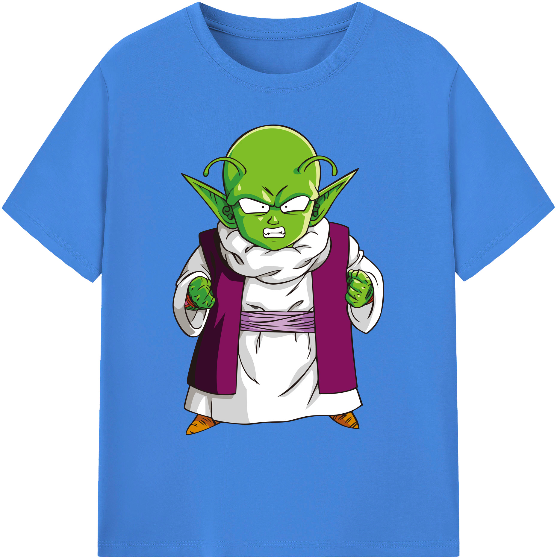 （画像用） ドラゴンボール ピッコロ DRAGON BALL Piccolo 綿100％ メンズ半袖Tシャツ｜肌触りやわらか＆通気性