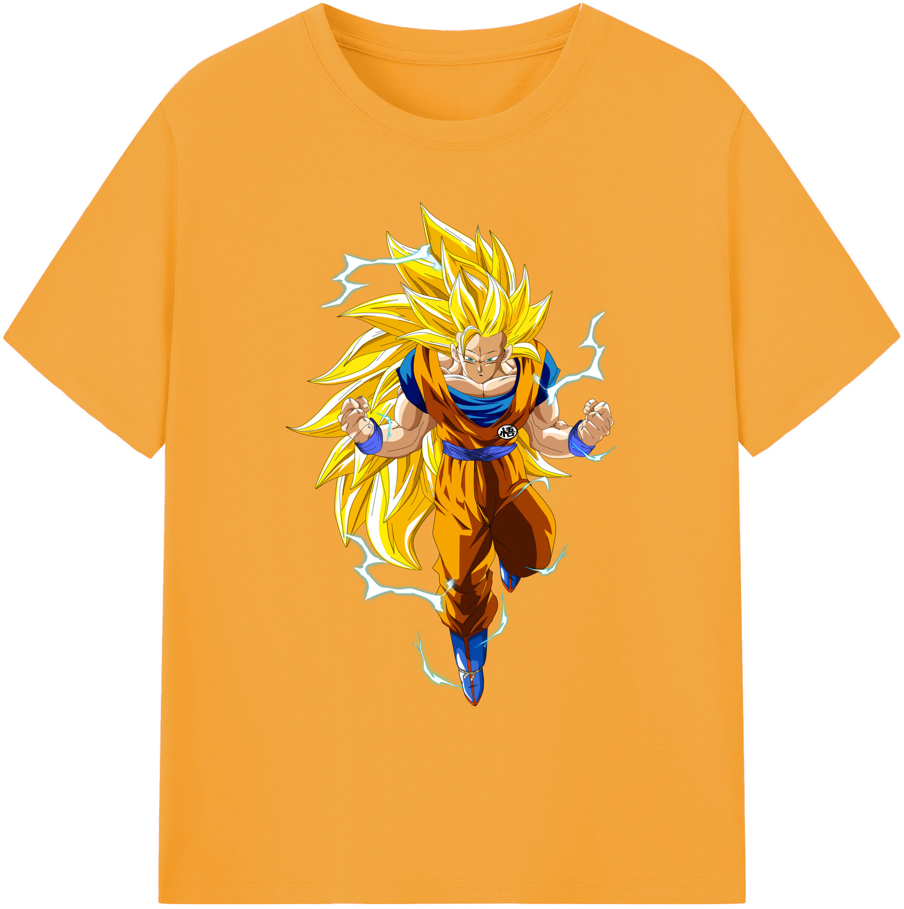 （画像用） ドラゴンボール 孫悟空（そん ごくう）Son Goku カカロット DRAGON BALL Kakarotto 綿100％ メンズ半袖Tシャツ｜肌触りやわらか＆通気性