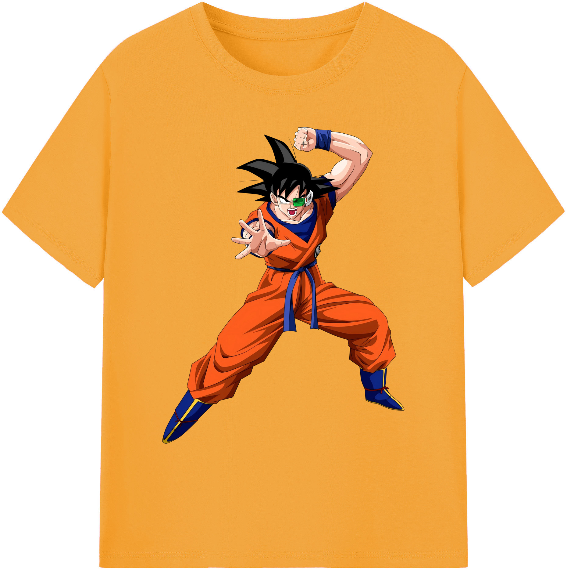 （画像用） ドラゴンボール 孫悟空（そん ごくう）Son Goku カカロット DRAGON BALL Kakarotto 綿100％ メンズ半袖Tシャツ｜肌触りやわらか＆通気性