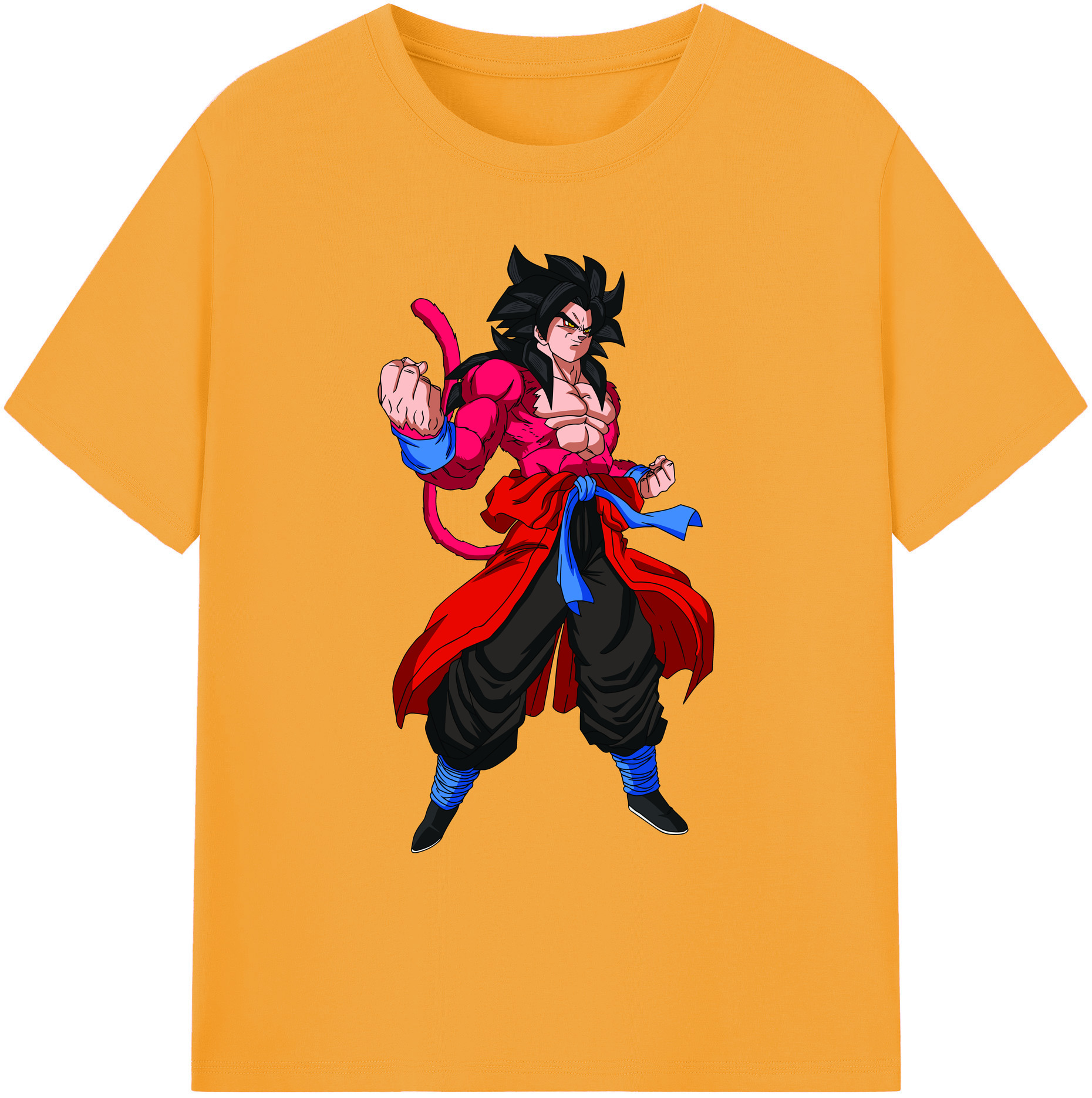 （画像用） ドラゴンボール 孫悟空（そん ごくう）Son Goku カカロット DRAGON BALL Kakarotto 綿100％ メンズ半袖Tシャツ｜肌触りやわらか＆通気性