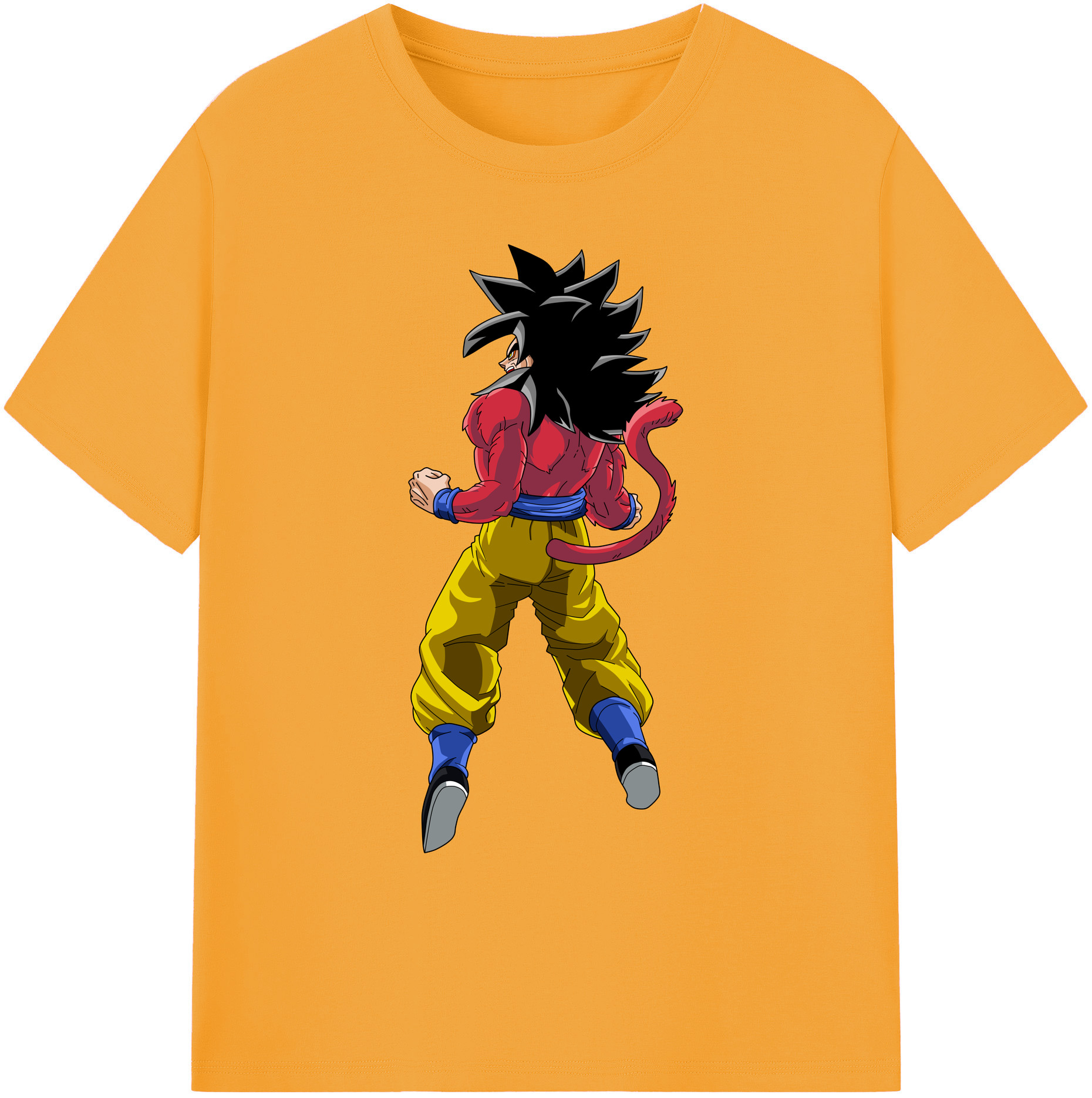 （画像用） ドラゴンボール 孫悟空（そん ごくう）Son Goku カカロット DRAGON BALL Kakarotto 綿100％ メンズ半袖Tシャツ｜肌触りやわらか＆通気性