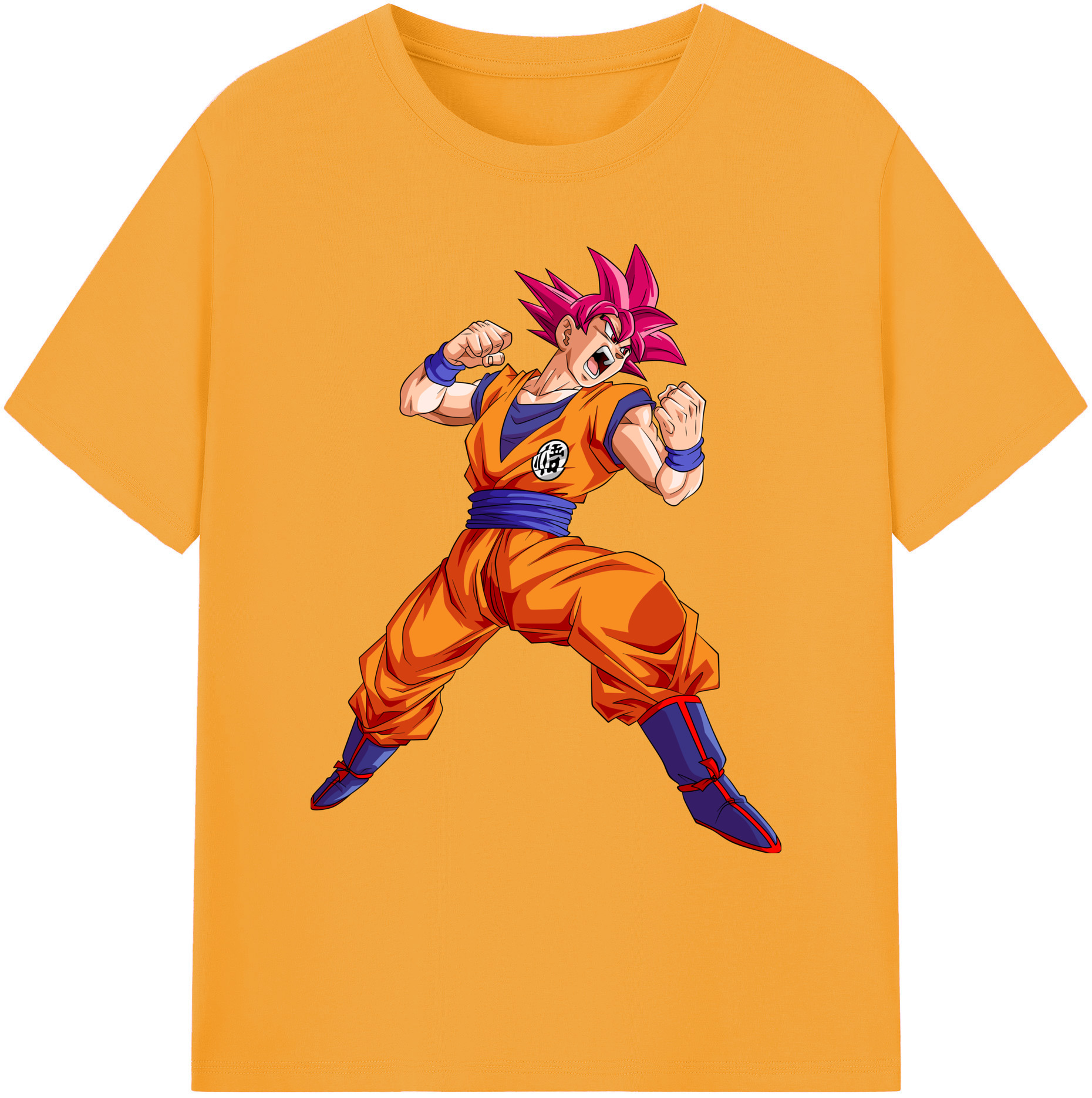 （画像用） ドラゴンボール 孫悟空（そん ごくう）Son Goku カカロット DRAGON BALL Kakarotto 綿100％ メンズ半袖Tシャツ｜肌触りやわらか＆通気性