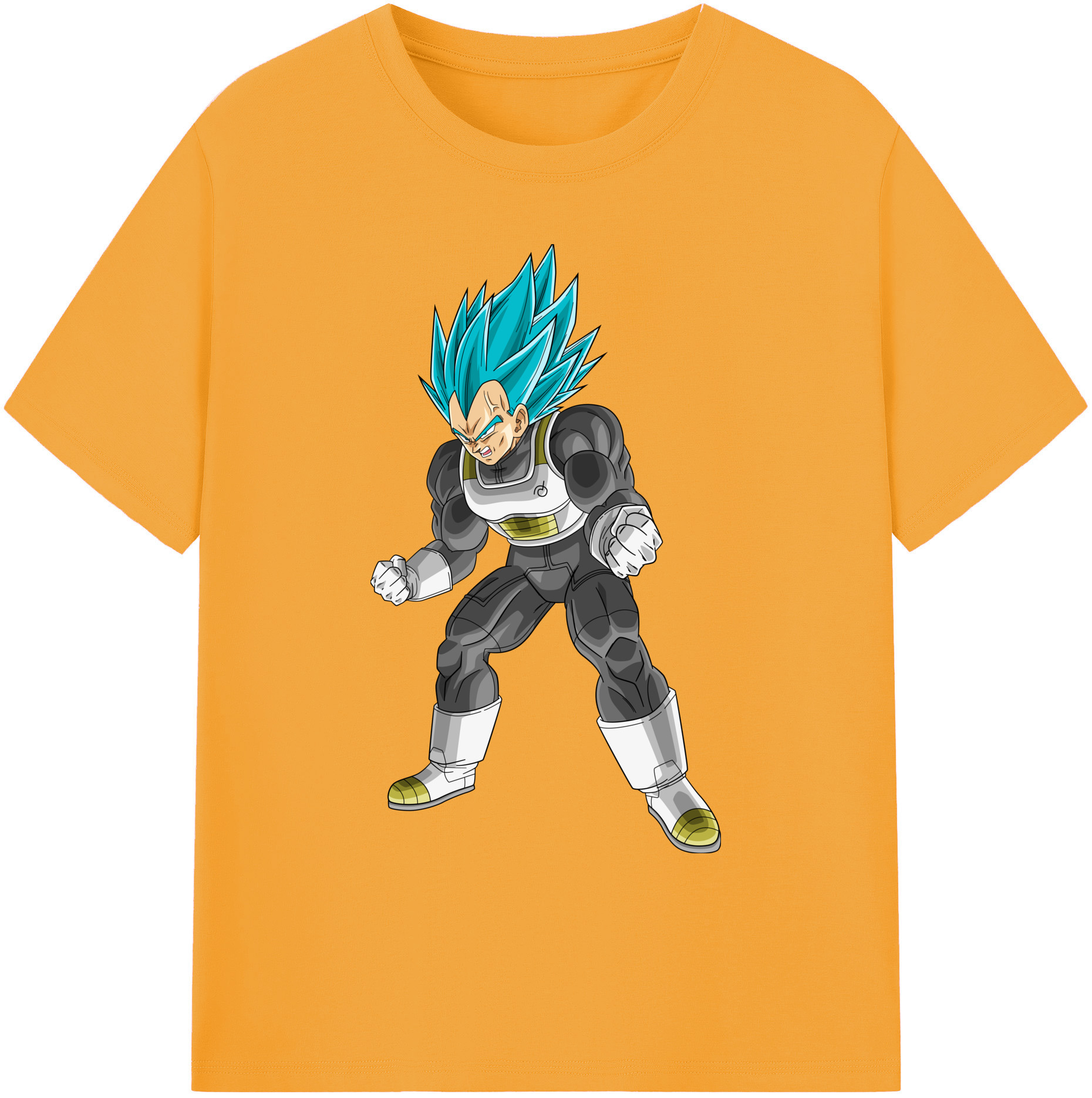 （画像用） ドラゴンボール ベジータ四世（Bejīta Yonsei）DRAGON BALL Vegeta IV 綿100％ メンズ半袖Tシャツ｜肌触りやわらか＆通気性