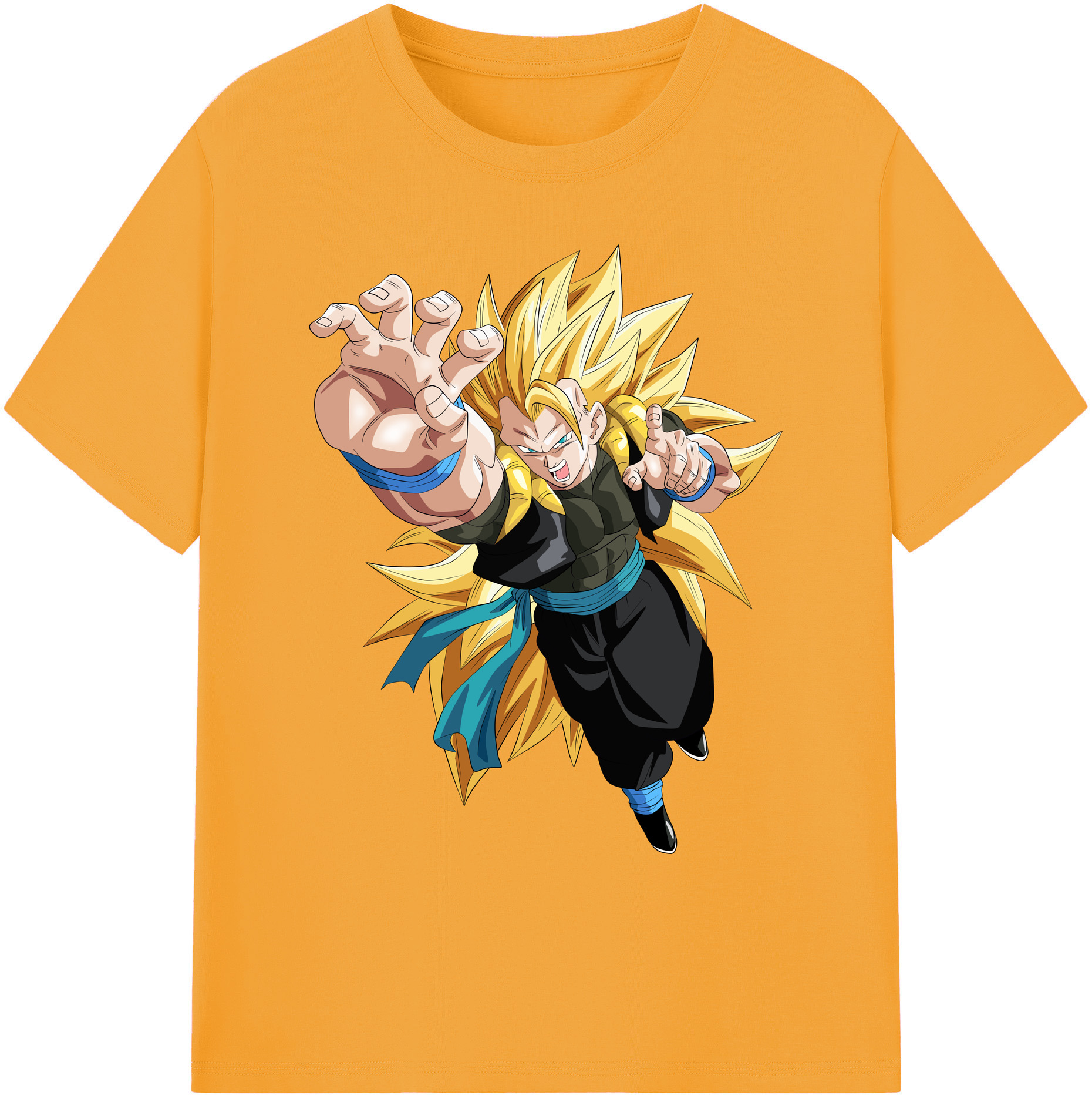 （画像用） ドラゴンボール ベジータ四世（Bejīta Yonsei）DRAGON BALL Vegeta IV 綿100％ メンズ半袖Tシャツ｜肌触りやわらか＆通気性