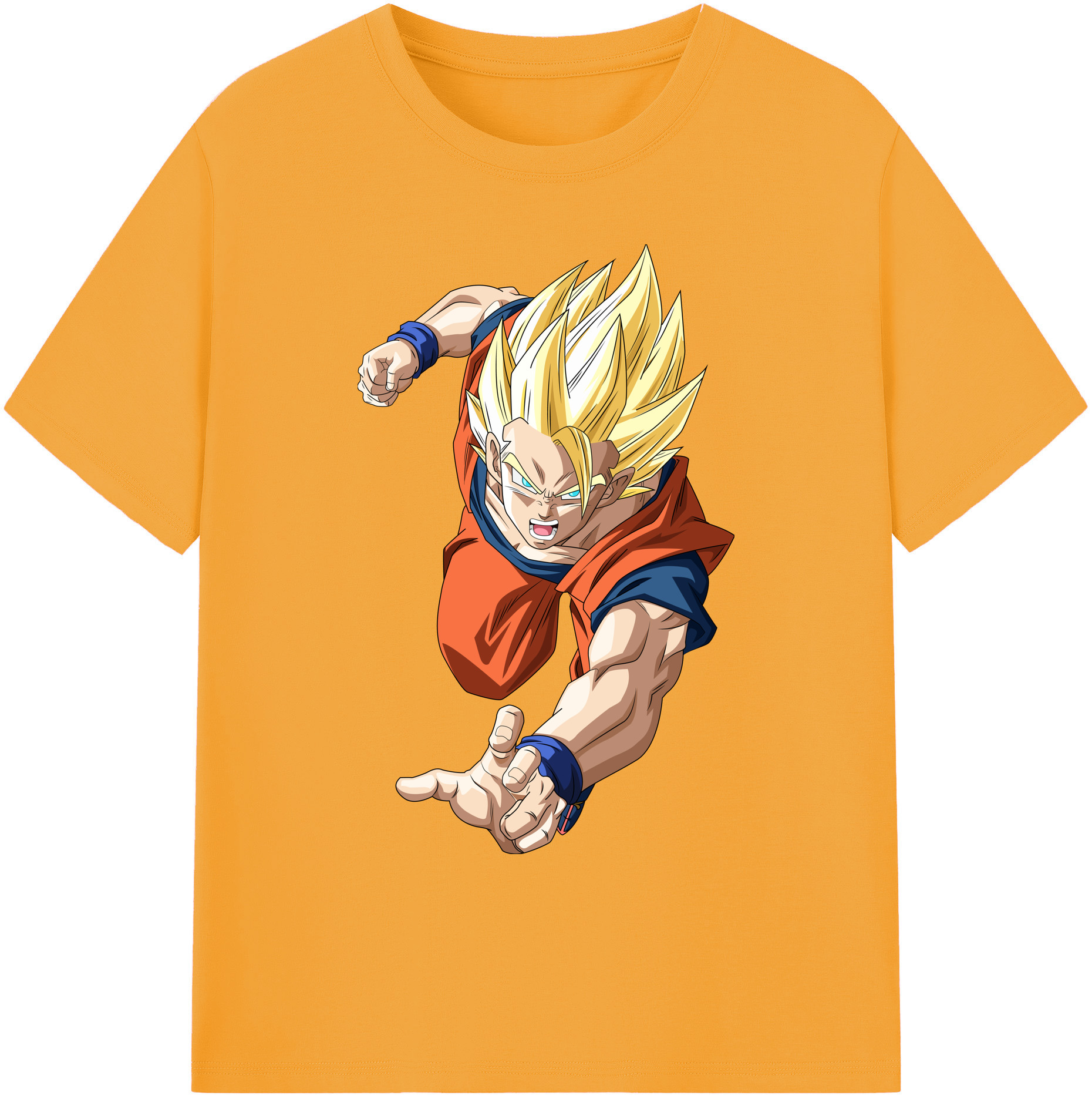 （画像用） ドラゴンボール 孫 悟飯（そんごはん）DRAGON BALL Son Gohan 綿100％ メンズ半袖Tシャツ｜肌触りやわらか＆通気性