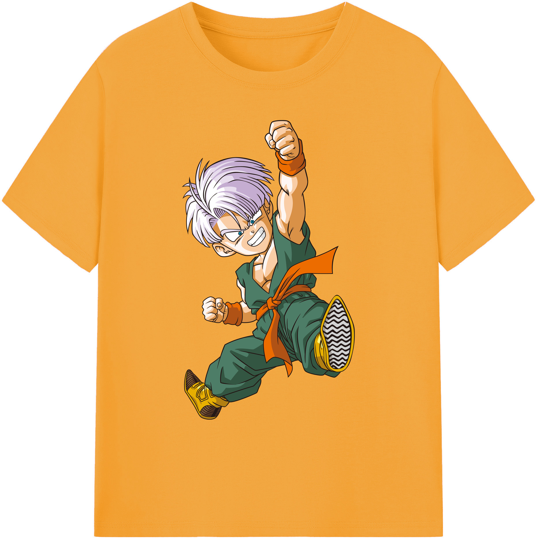 （画像用） ドラゴンボール トランクス（Torankusu）DRAGON BALL Trunks 綿100％ メンズ半袖Tシャツ｜肌触りやわらか＆通気性