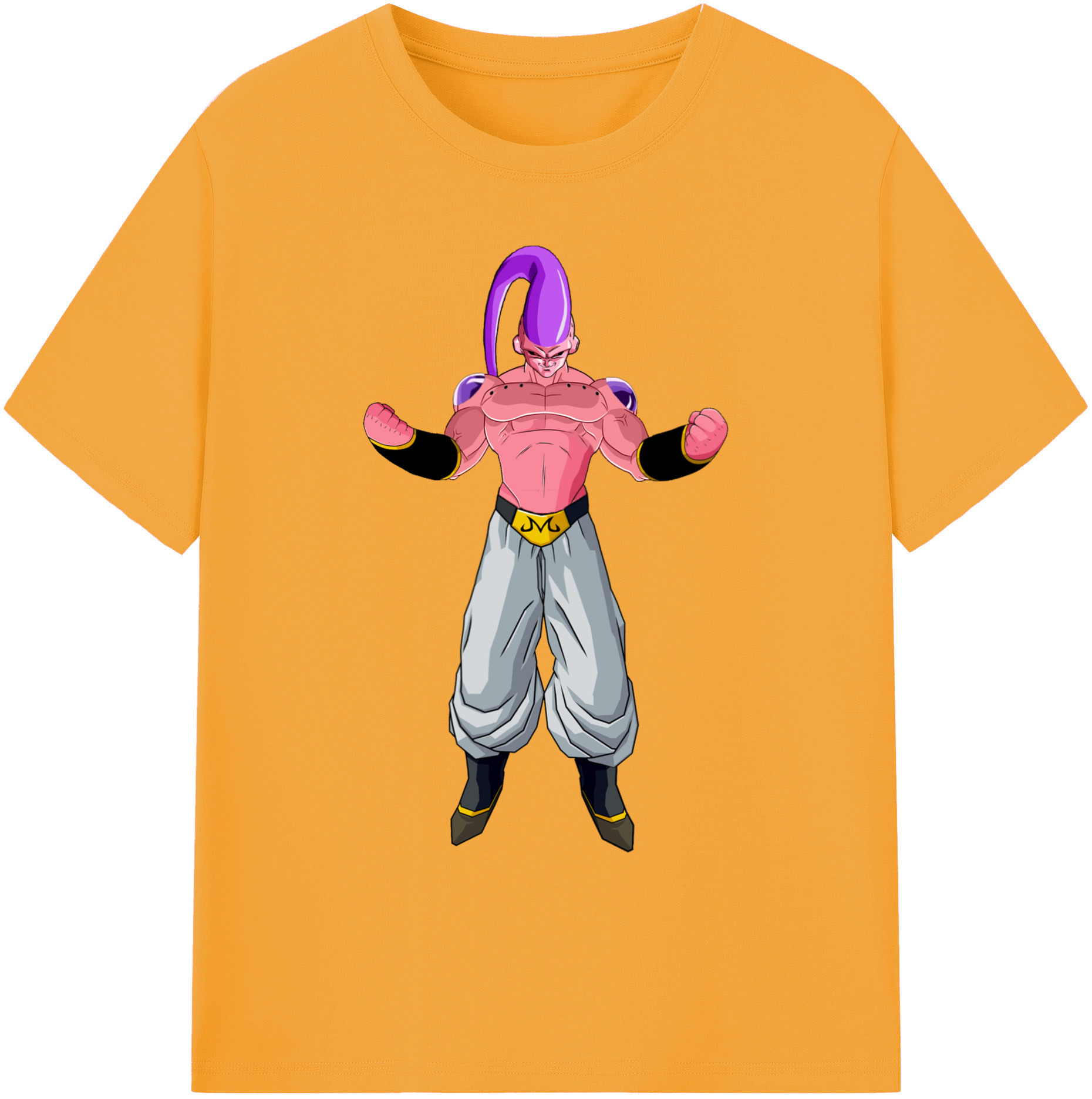 （画像用） ドラゴンボール 魔人ブウ DRAGON BALL Majin Buu 綿100％ メンズ半袖Tシャツ｜肌触りやわらか＆通気性