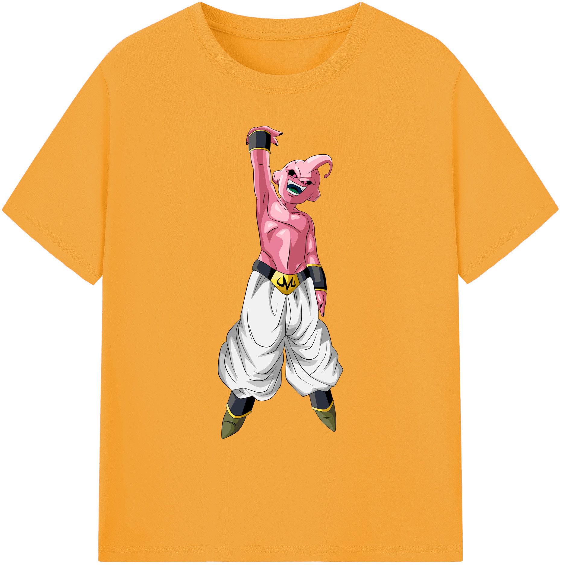 （画像用） ドラゴンボール 魔人ブウ DRAGON BALL Majin Buu 綿100％ メンズ半袖Tシャツ｜肌触りやわらか＆通気性