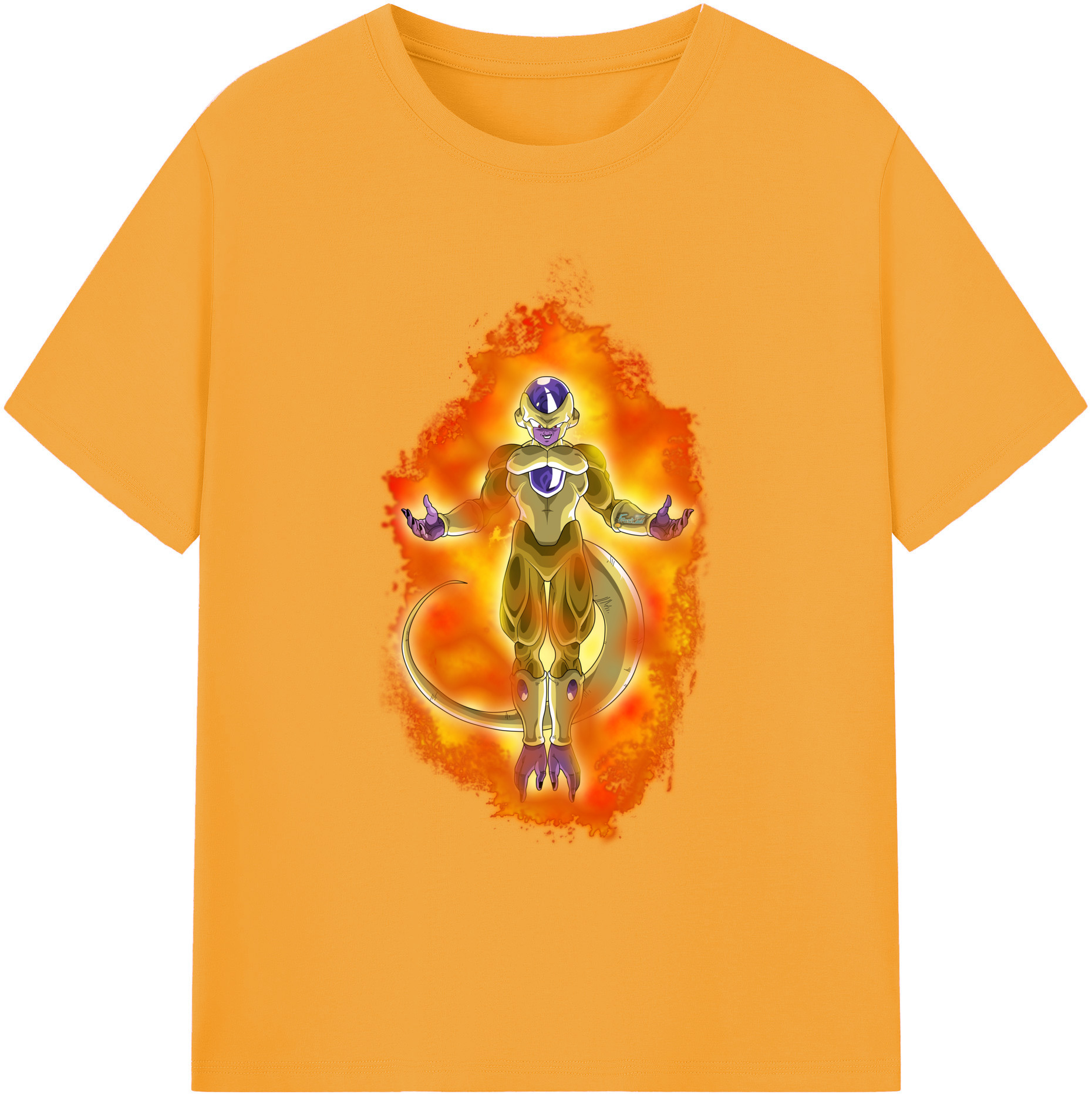 （画像用） ドラゴンボール フリーザ DRAGON BALL Frieza 綿100％ メンズ半袖Tシャツ｜肌触りやわらか＆通気性